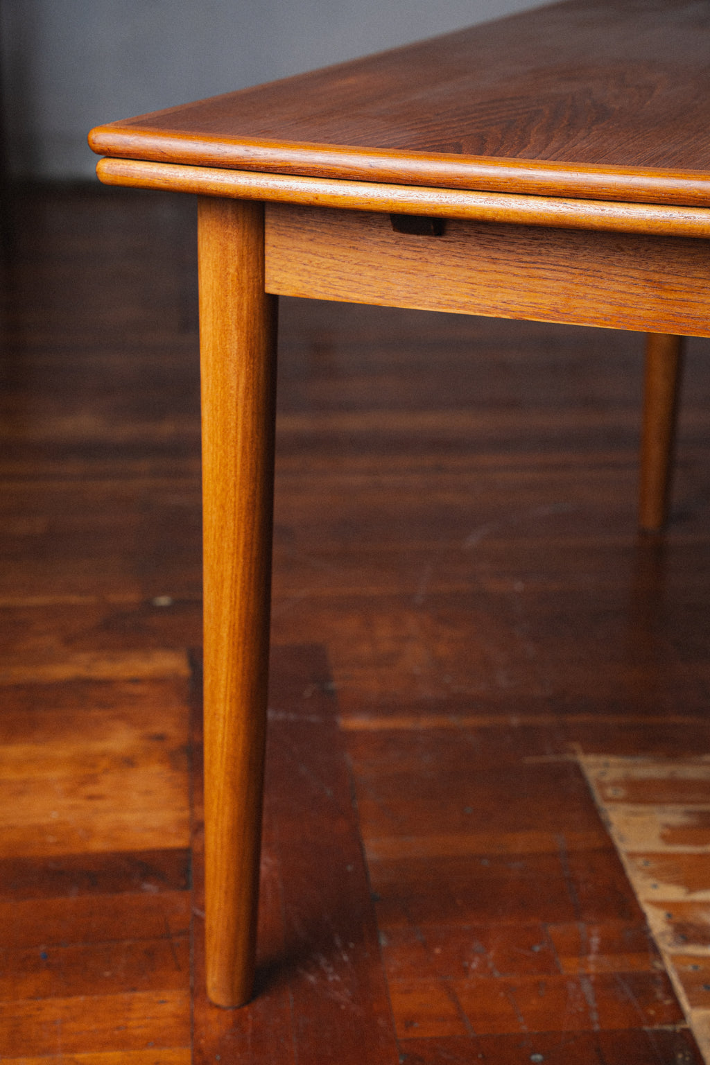 Danish Teak Nested-Leaf Dining Table by AM Møbler