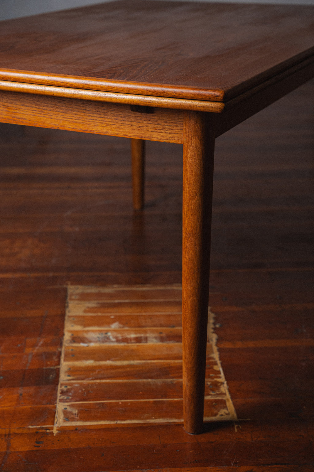 Danish Teak Nested-Leaf Dining Table by AM Møbler