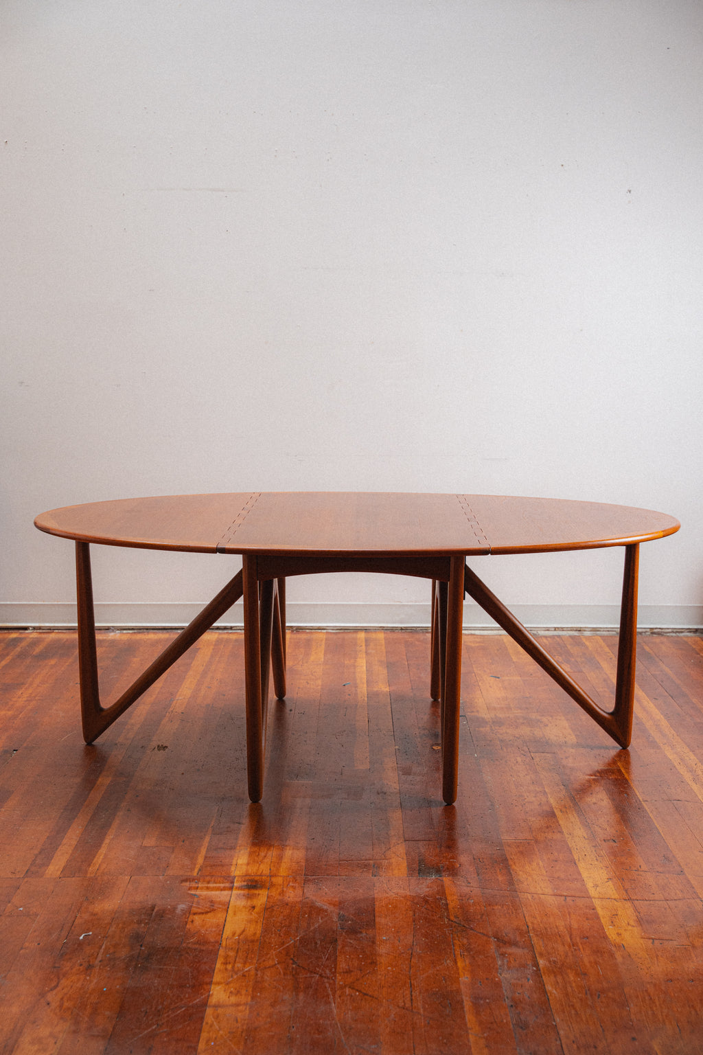 Gate-Leg Drop-Leaf Dining Table by Niels Koefoed for Koefoeds Hornslet