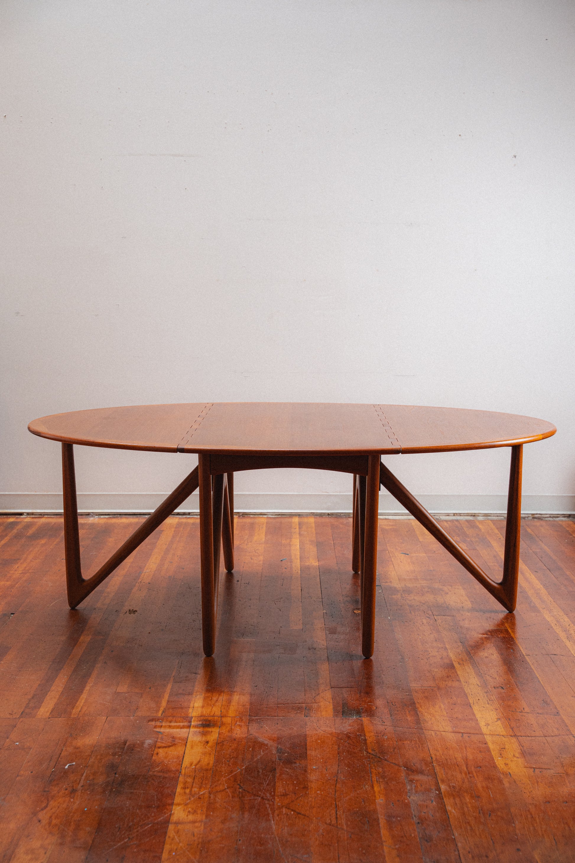 Gate-Leg Drop-Leaf Dining Table by Niels Koefoed for Koefoeds Hornslet