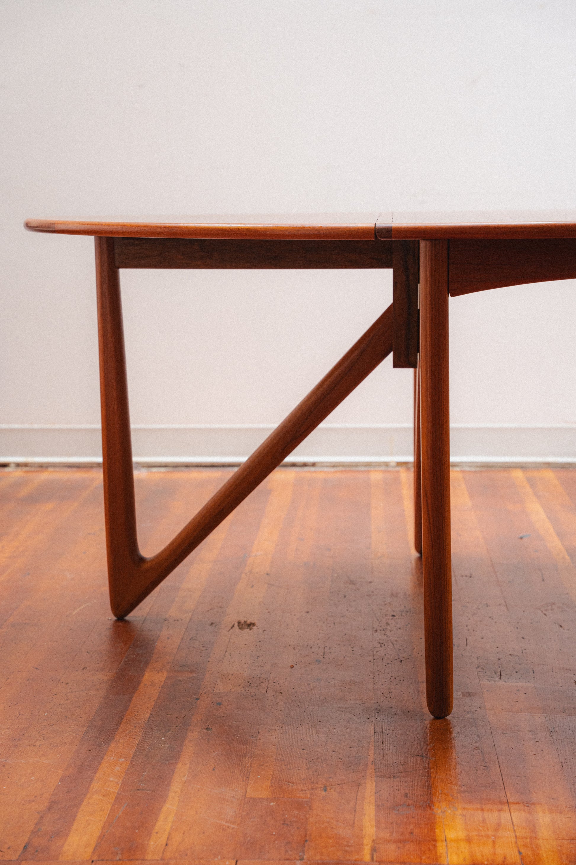 Gate-Leg Drop-Leaf Dining Table by Niels Koefoed for Koefoeds Hornslet