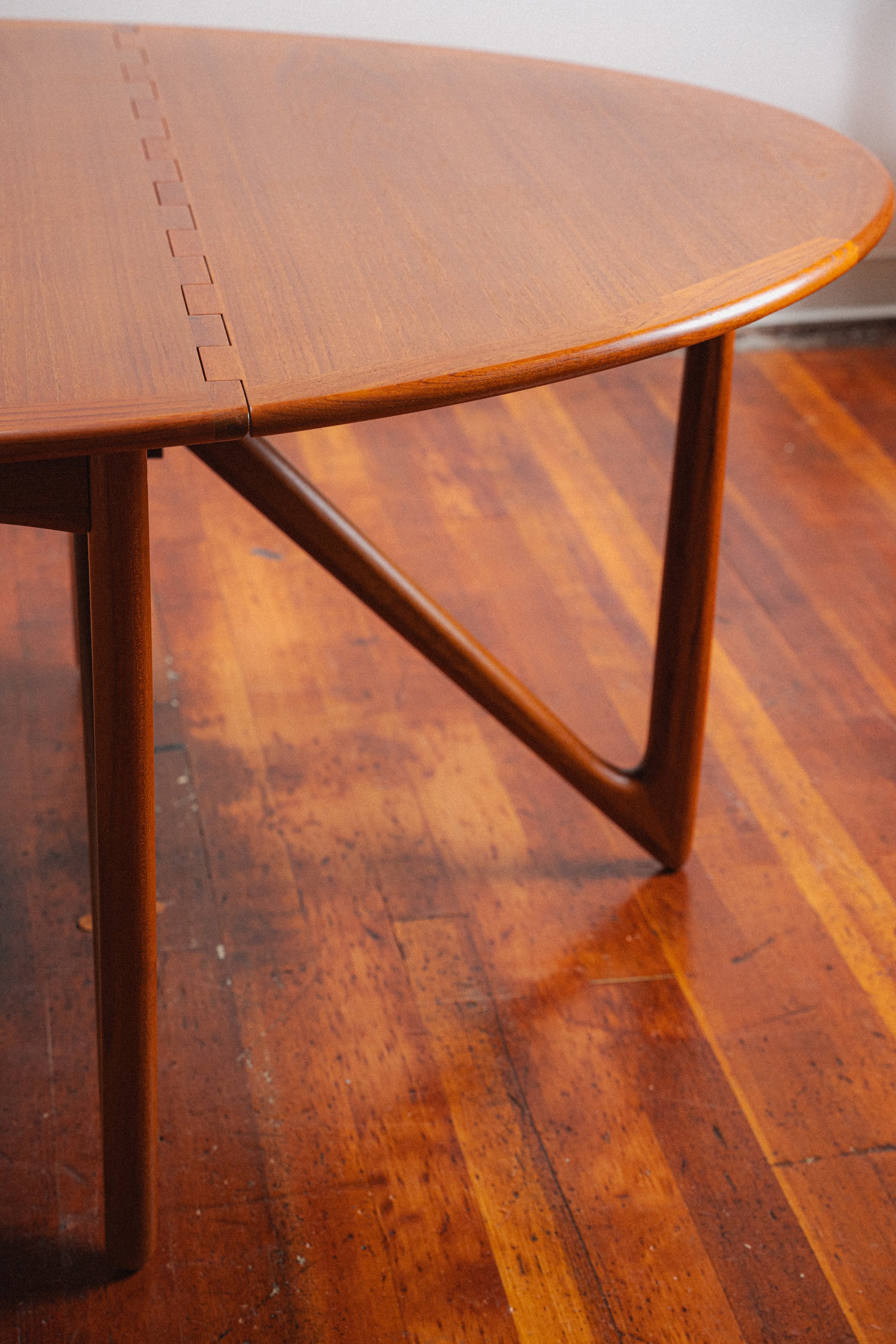 Gate-Leg Drop-Leaf Dining Table by Niels Koefoed for Koefoeds Hornslet