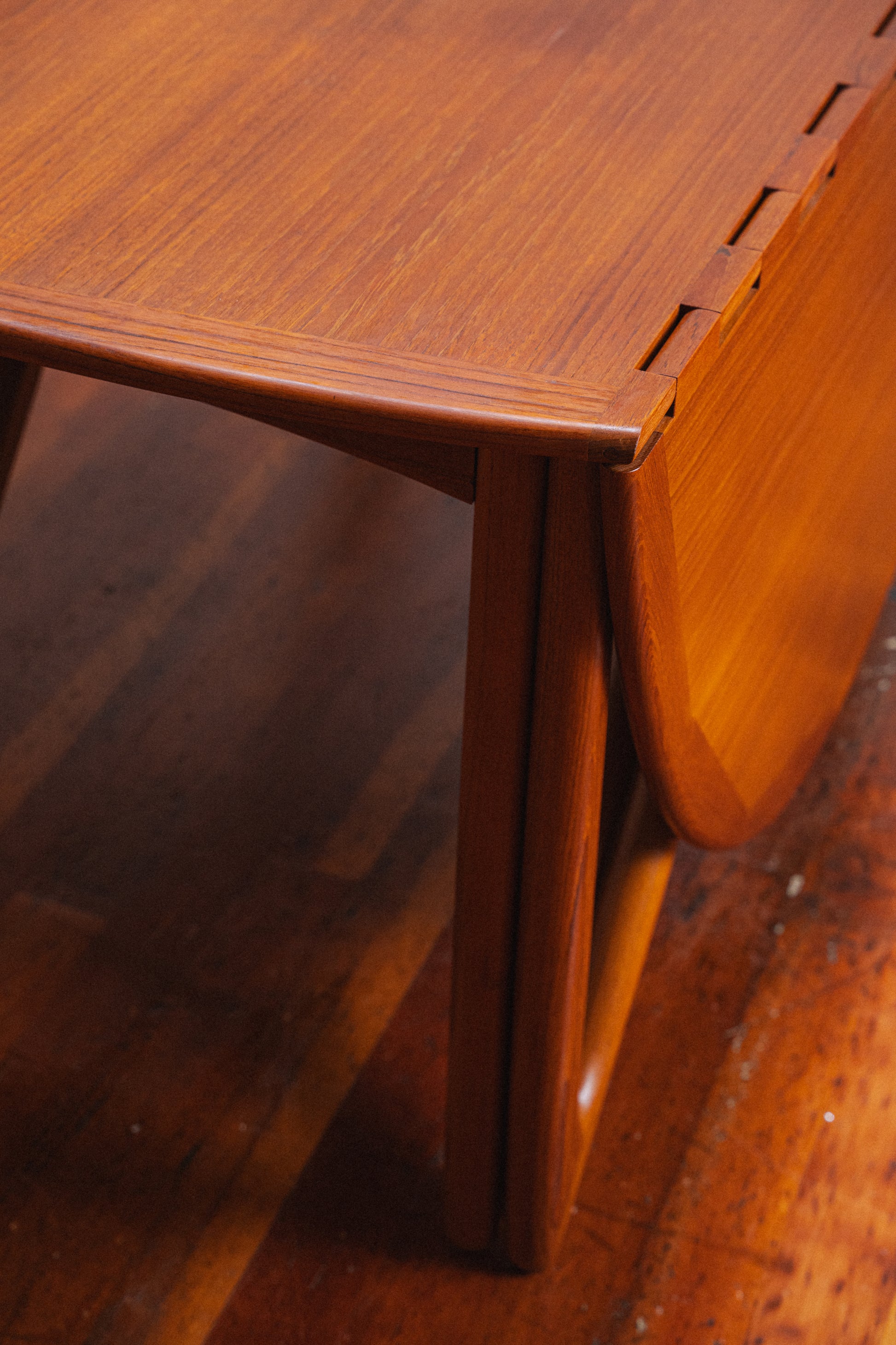 Gate-Leg Drop-Leaf Dining Table by Niels Koefoed for Koefoeds Hornslet