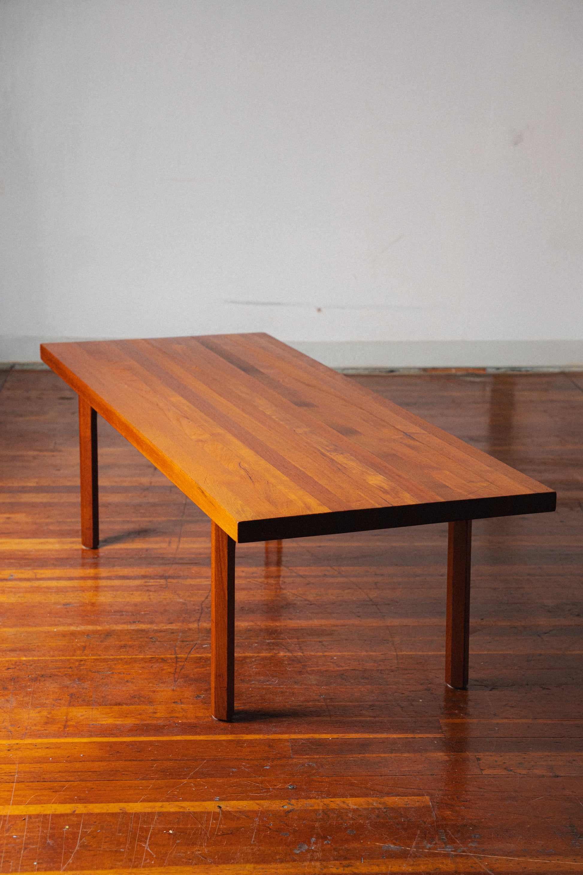 Illum Wikkelsø Solid Teak Coffee Table by A. Mikael Laursen
