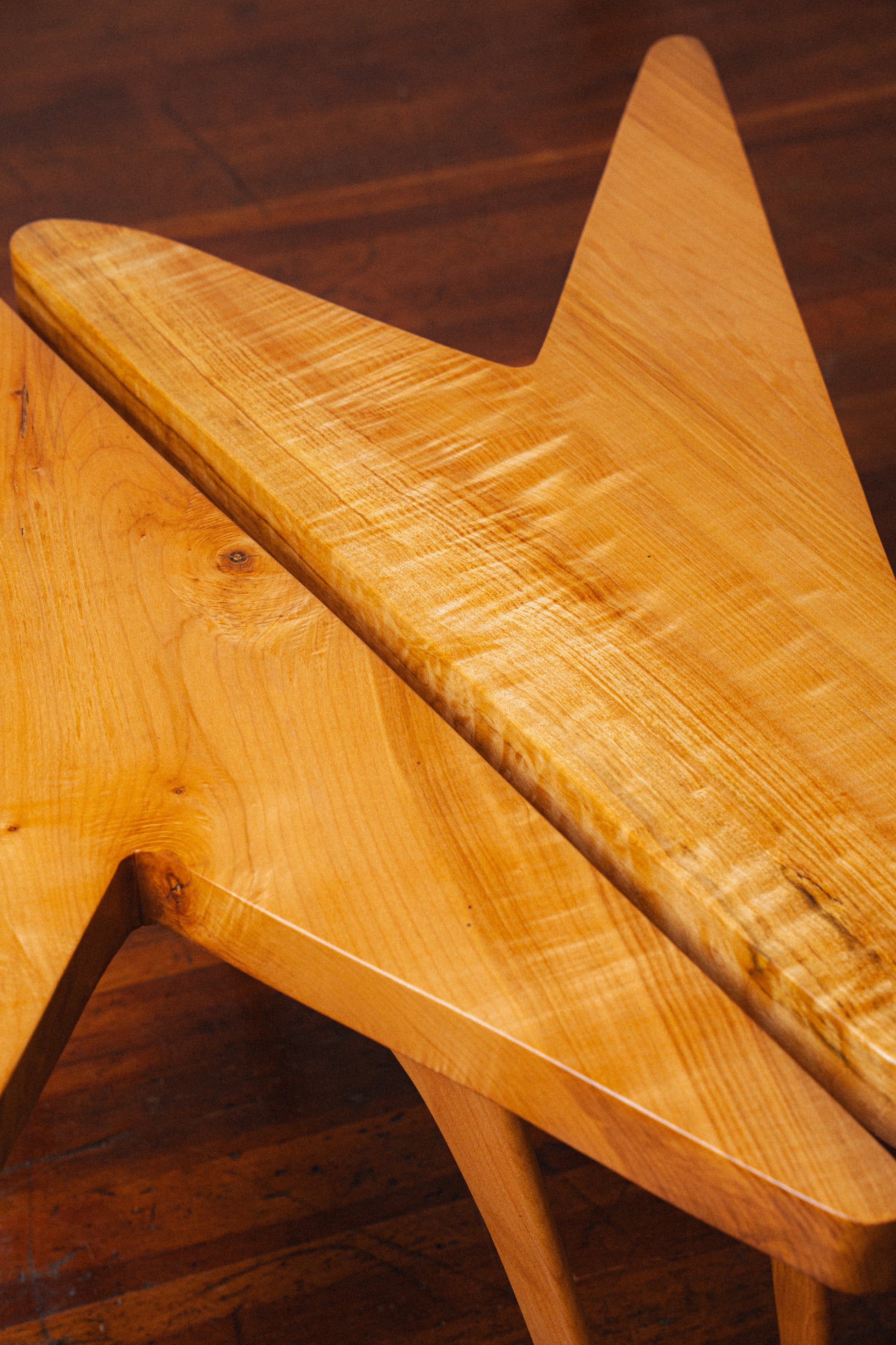 Studio-Made Maple Side Tables (1 Remaining)