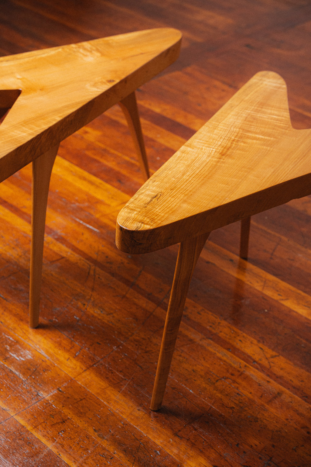 Studio-Made Maple Side Tables (1 Remaining)
