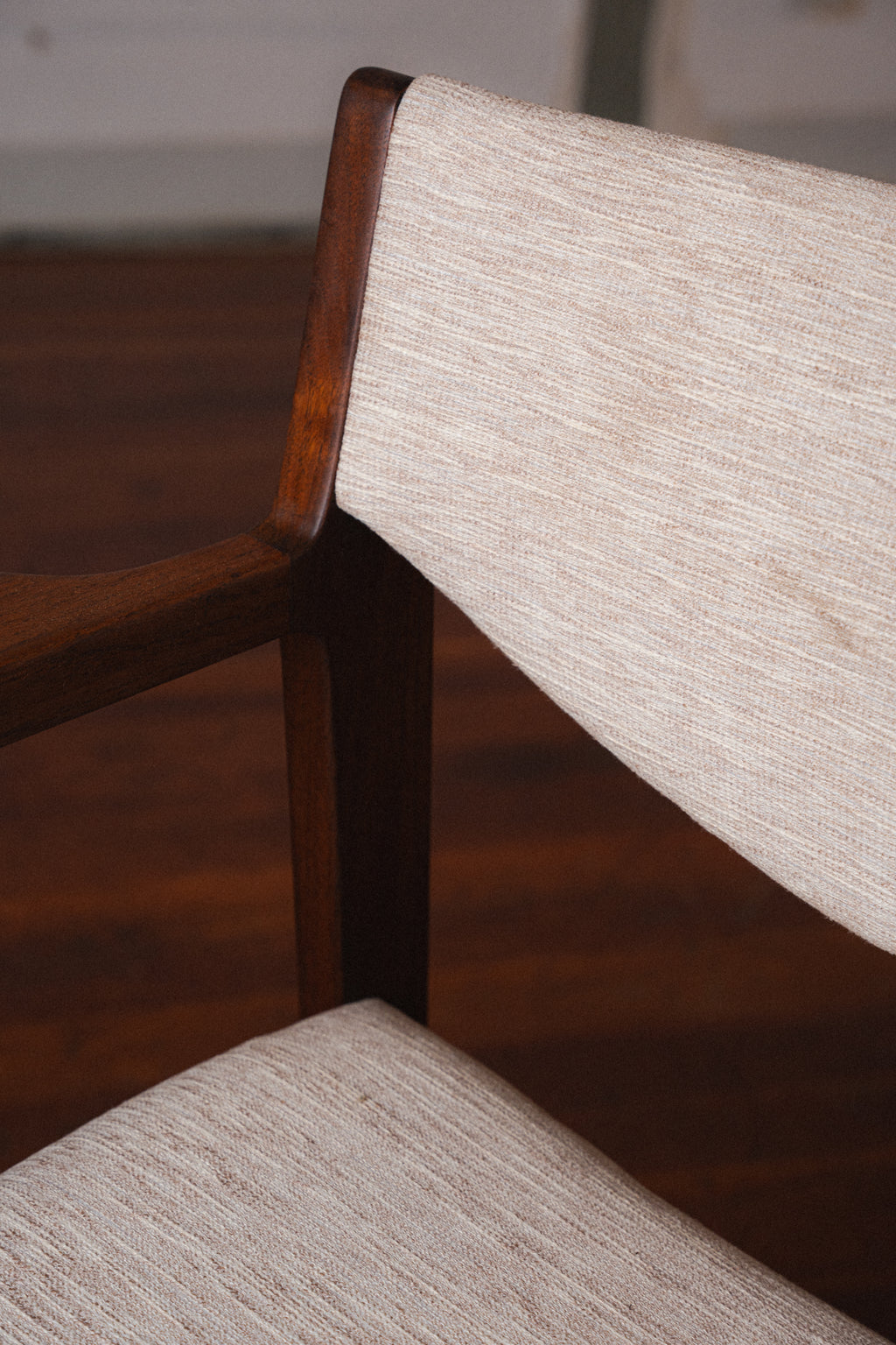 Solid Walnut Armchair