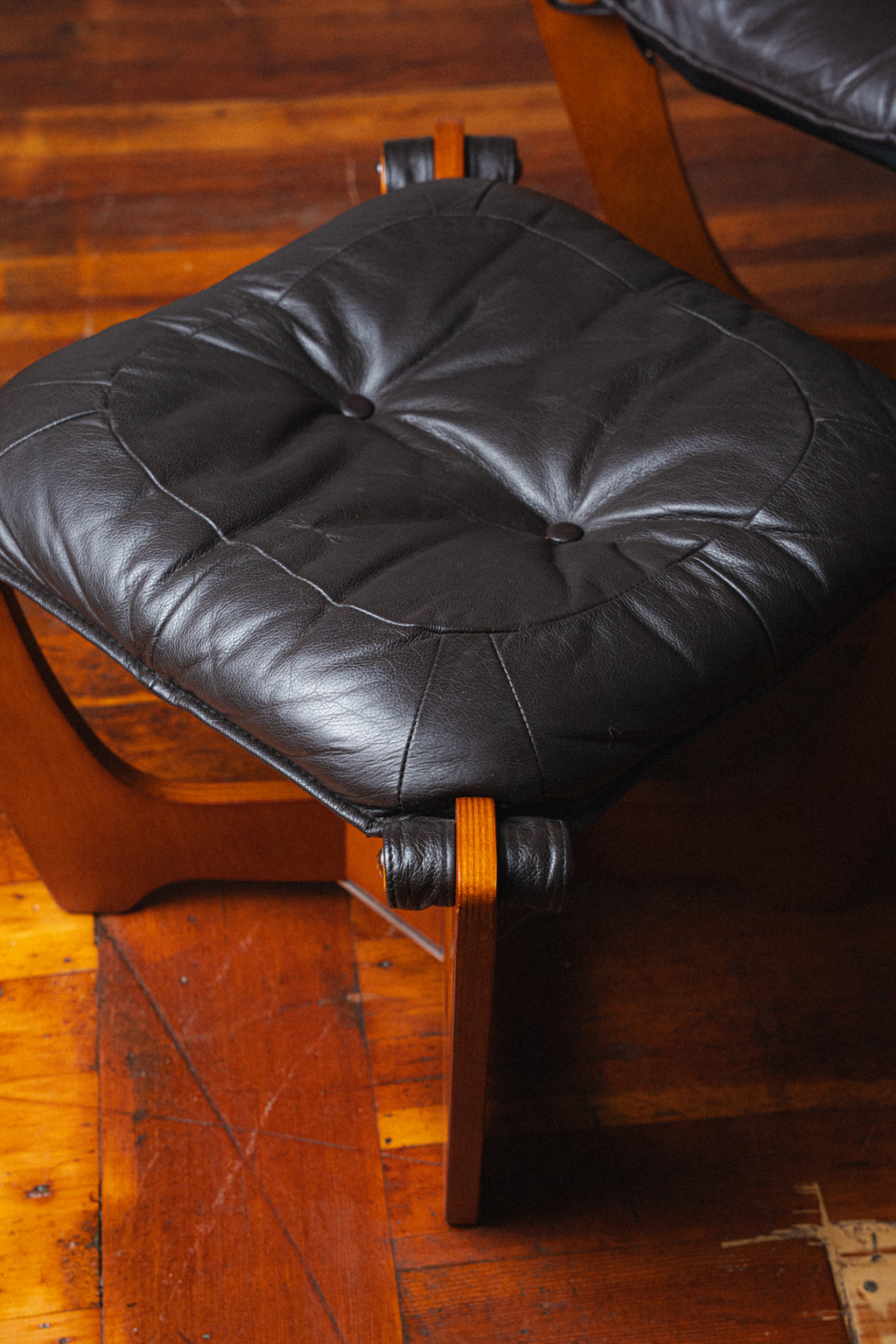 Luna High-Back Chair w/ Footstool by Odd Knutsen for IMG