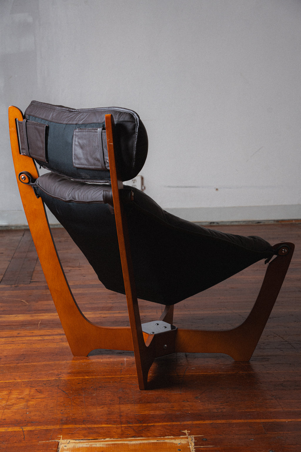Luna High-Back Chair w/ Footstool by Odd Knutsen for IMG
