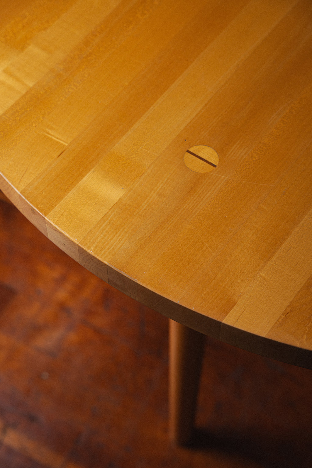 Claud Bunyard Maple Butcher Block Dining Table for Charles Webb