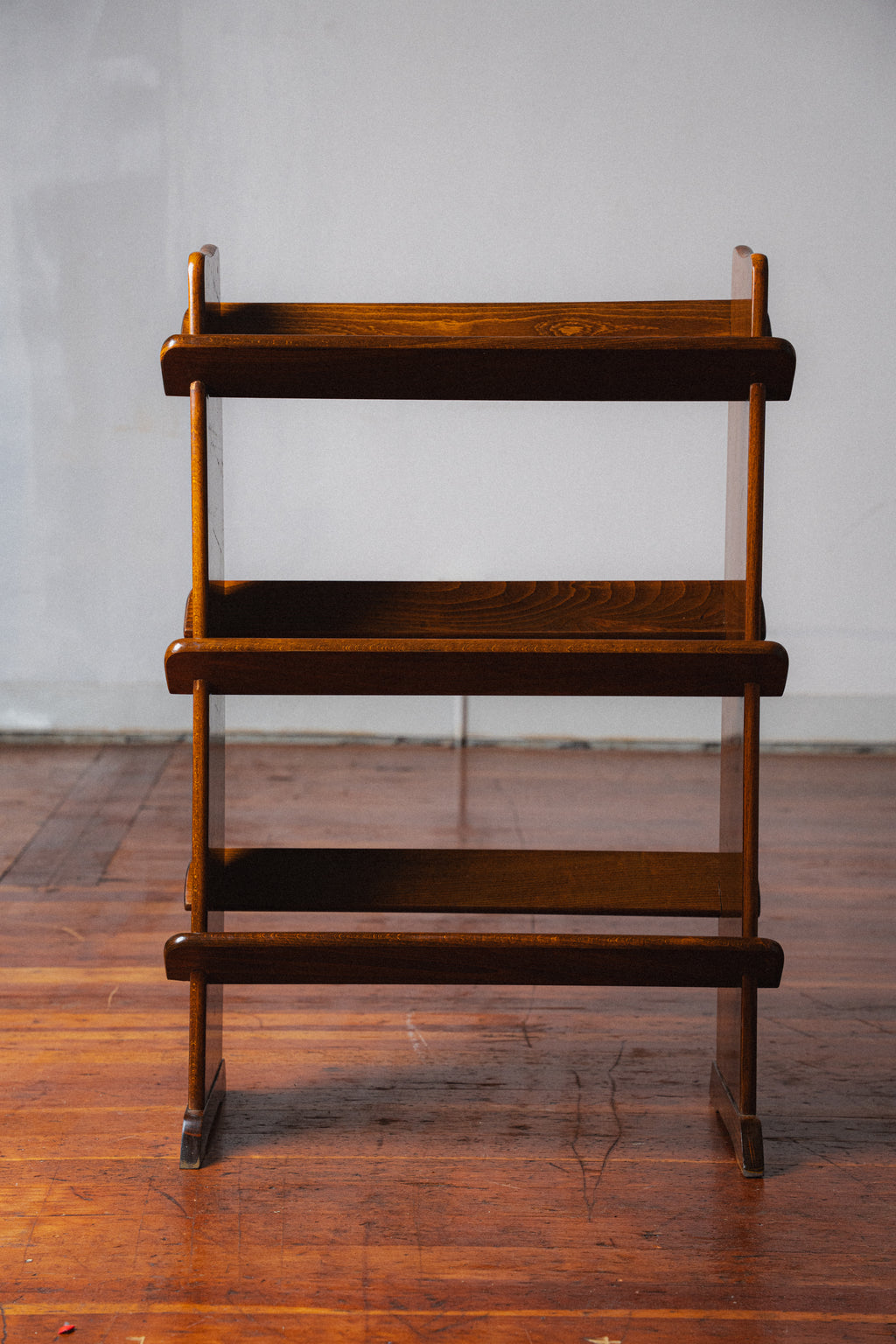 Antique Stained Oak Bookshelf