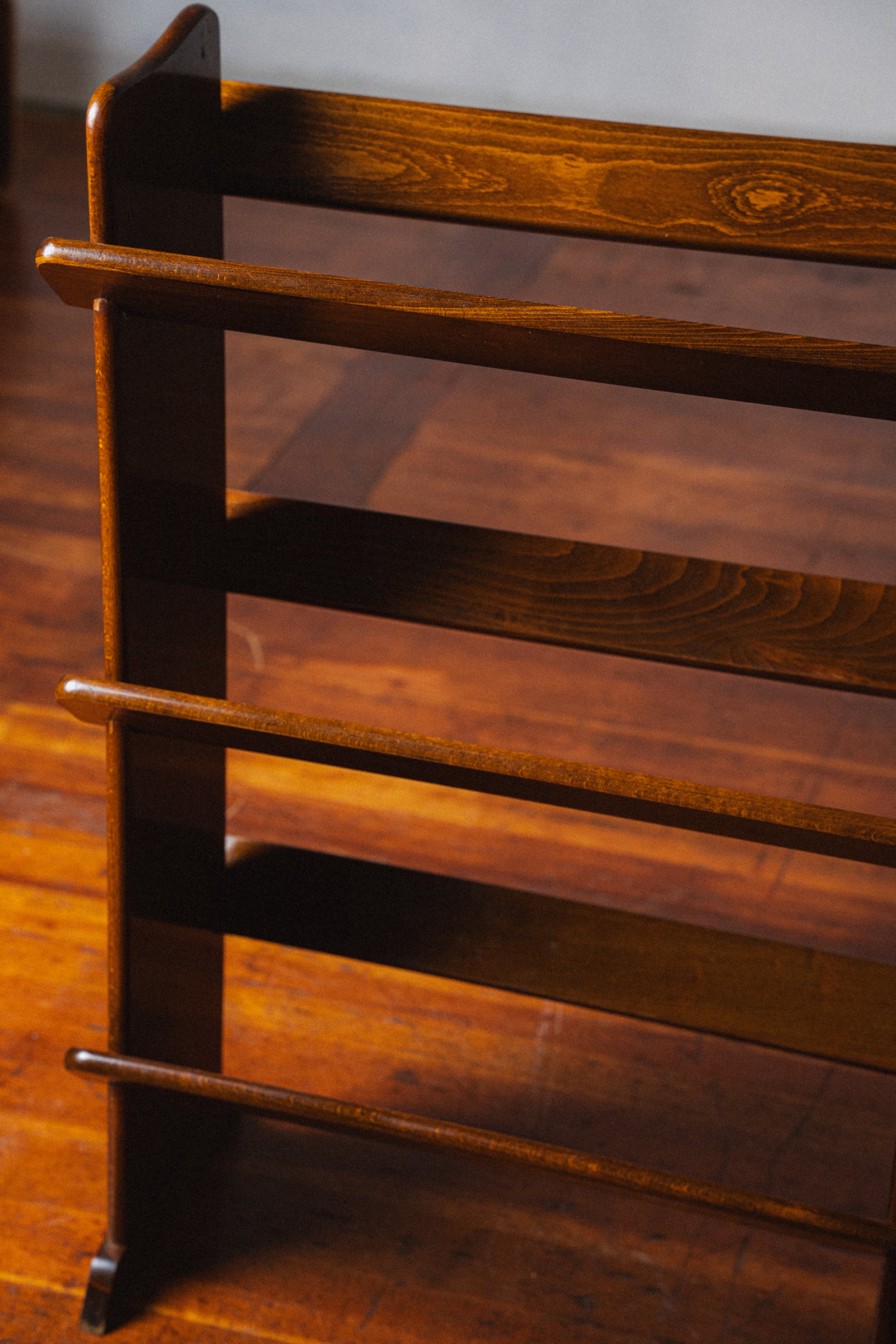 Antique Stained Oak Bookshelf