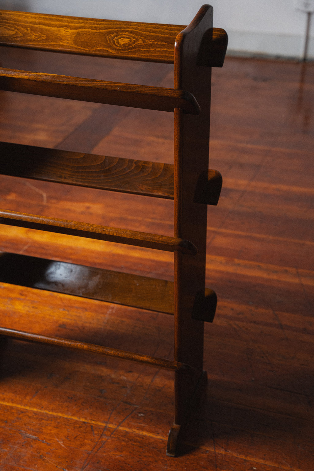Antique Stained Oak Bookshelf