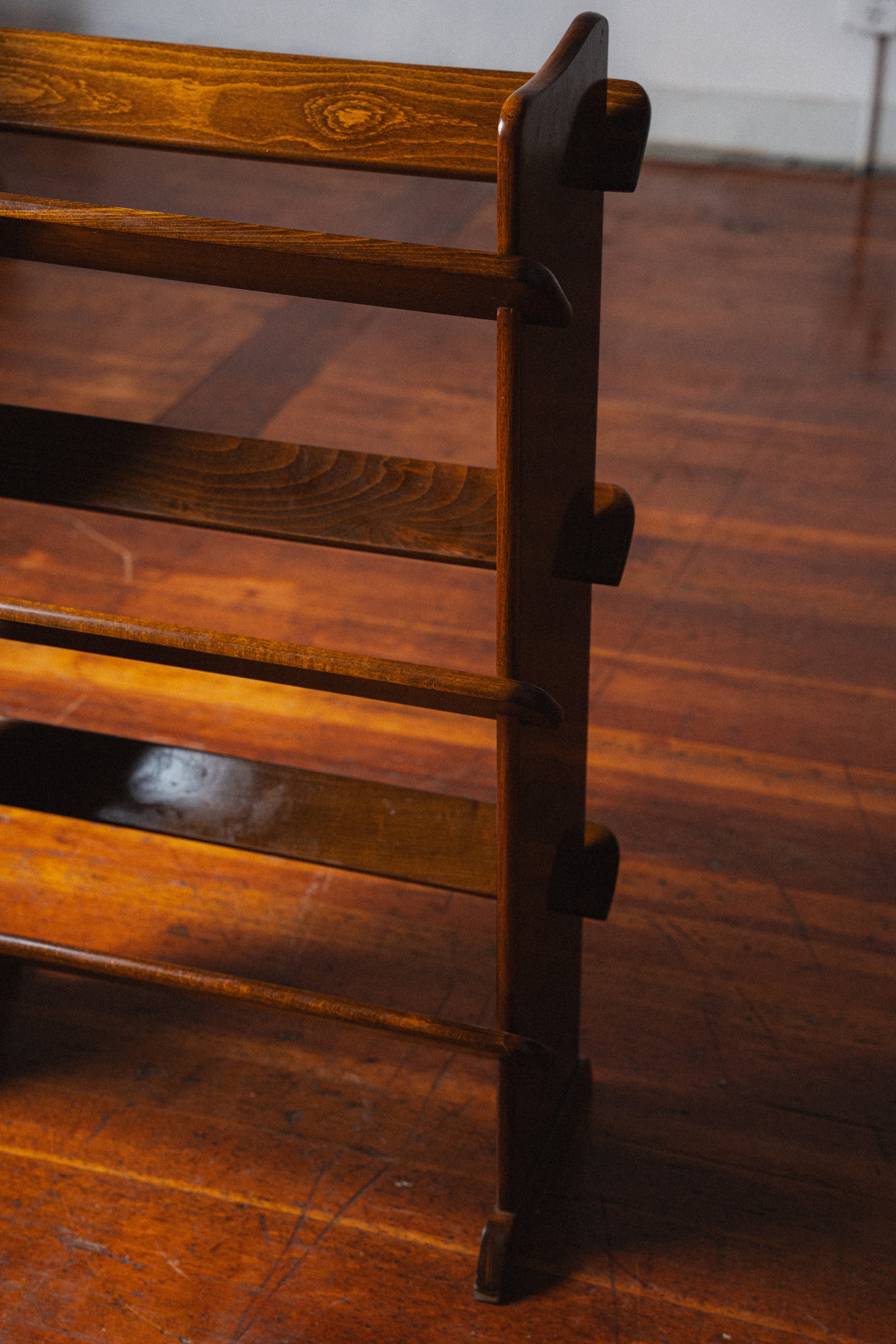 Antique Stained Oak Bookshelf