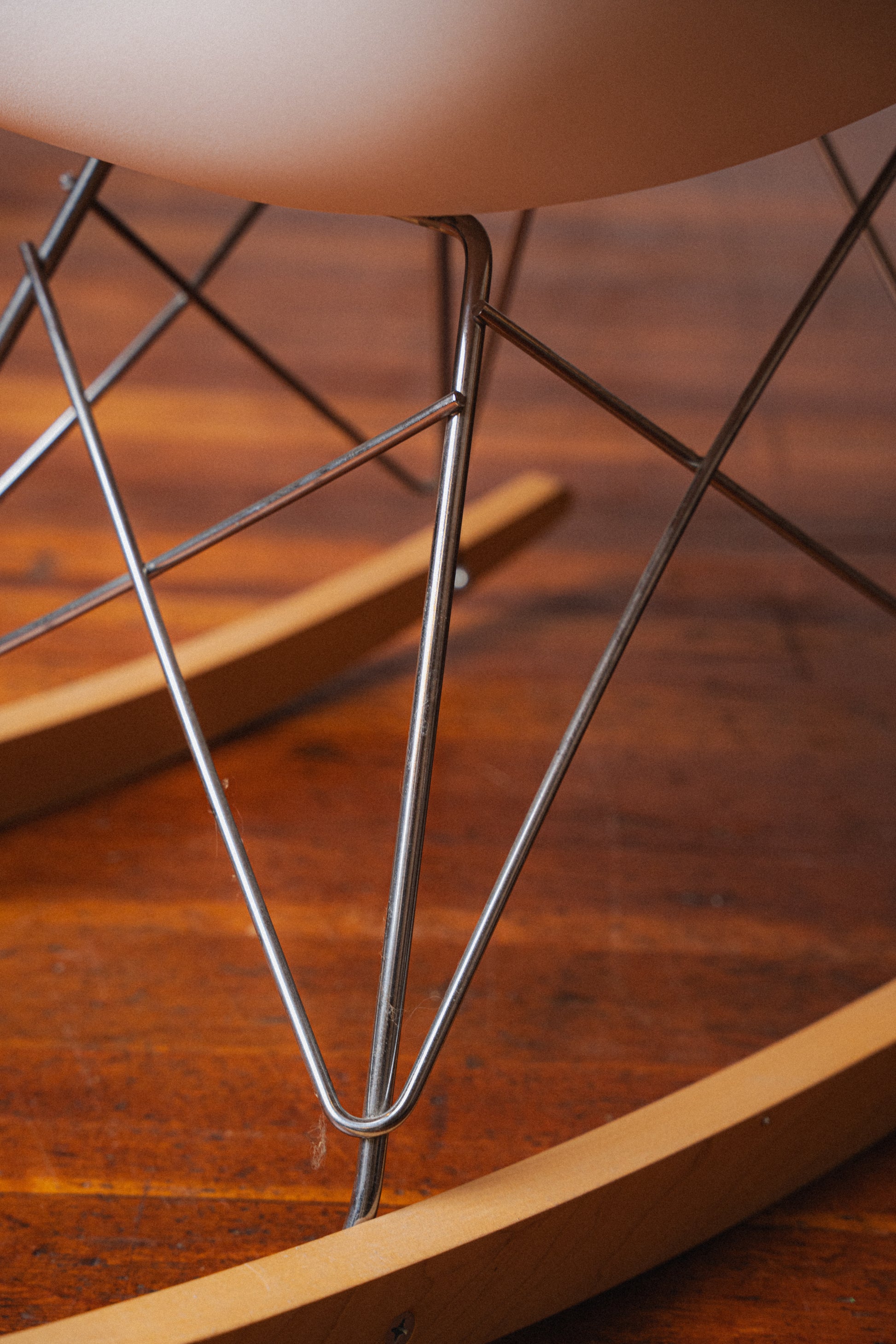 Eames Molded Plastic Armchair, Rocker Base