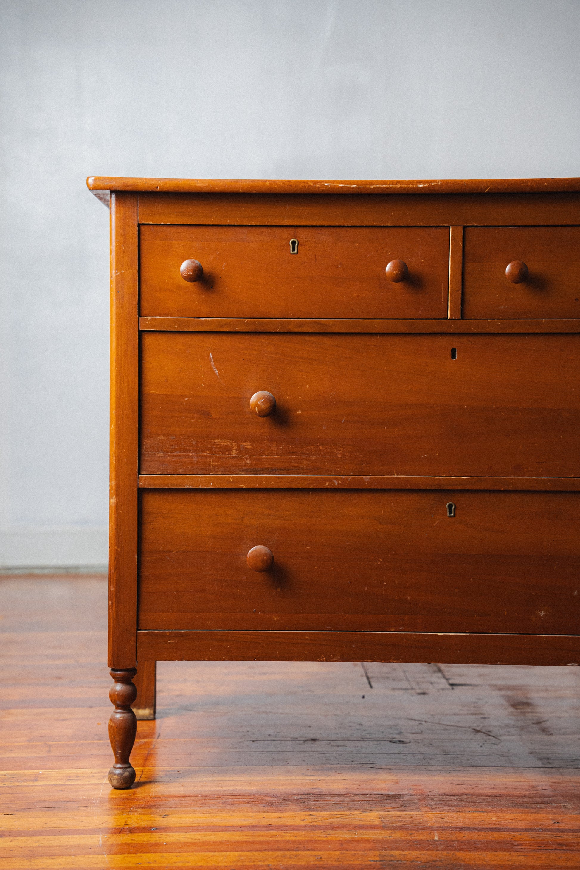 Antique American Walnut Dresser by Northern Furniture Co.