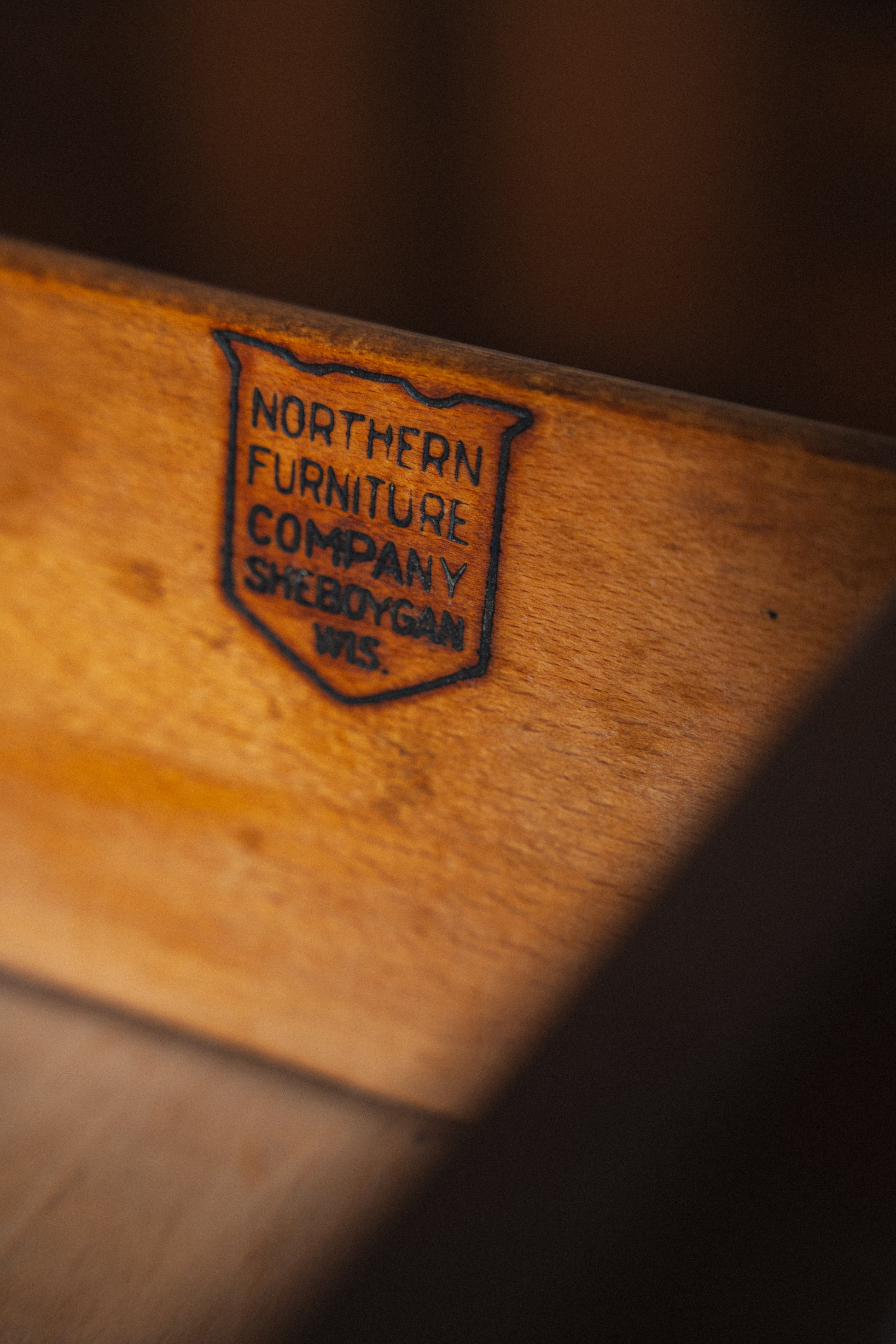 Antique American Walnut Dresser by Northern Furniture Co.