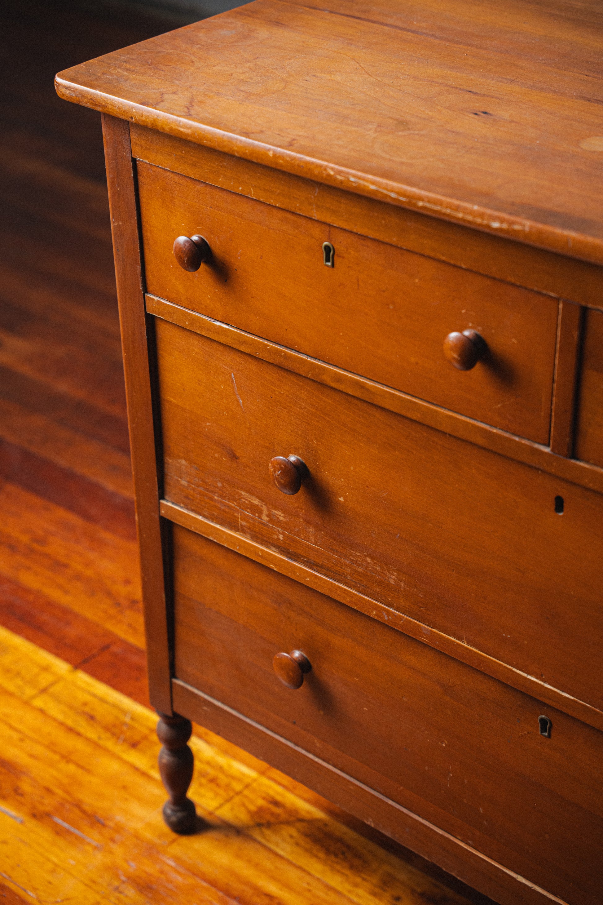 Antique American Walnut Dresser by Northern Furniture Co.