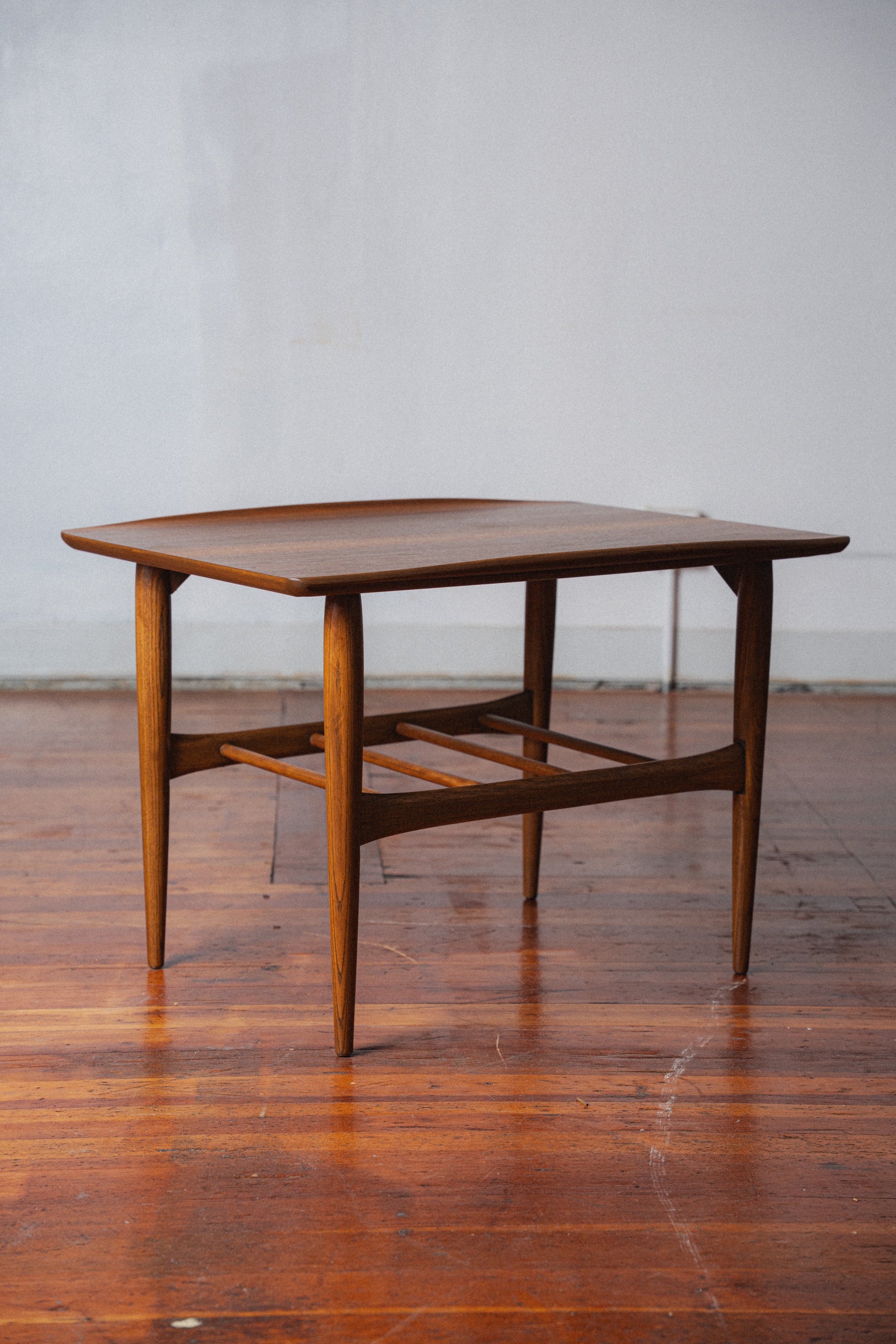 Walnut Surfboard Side Table by Basset