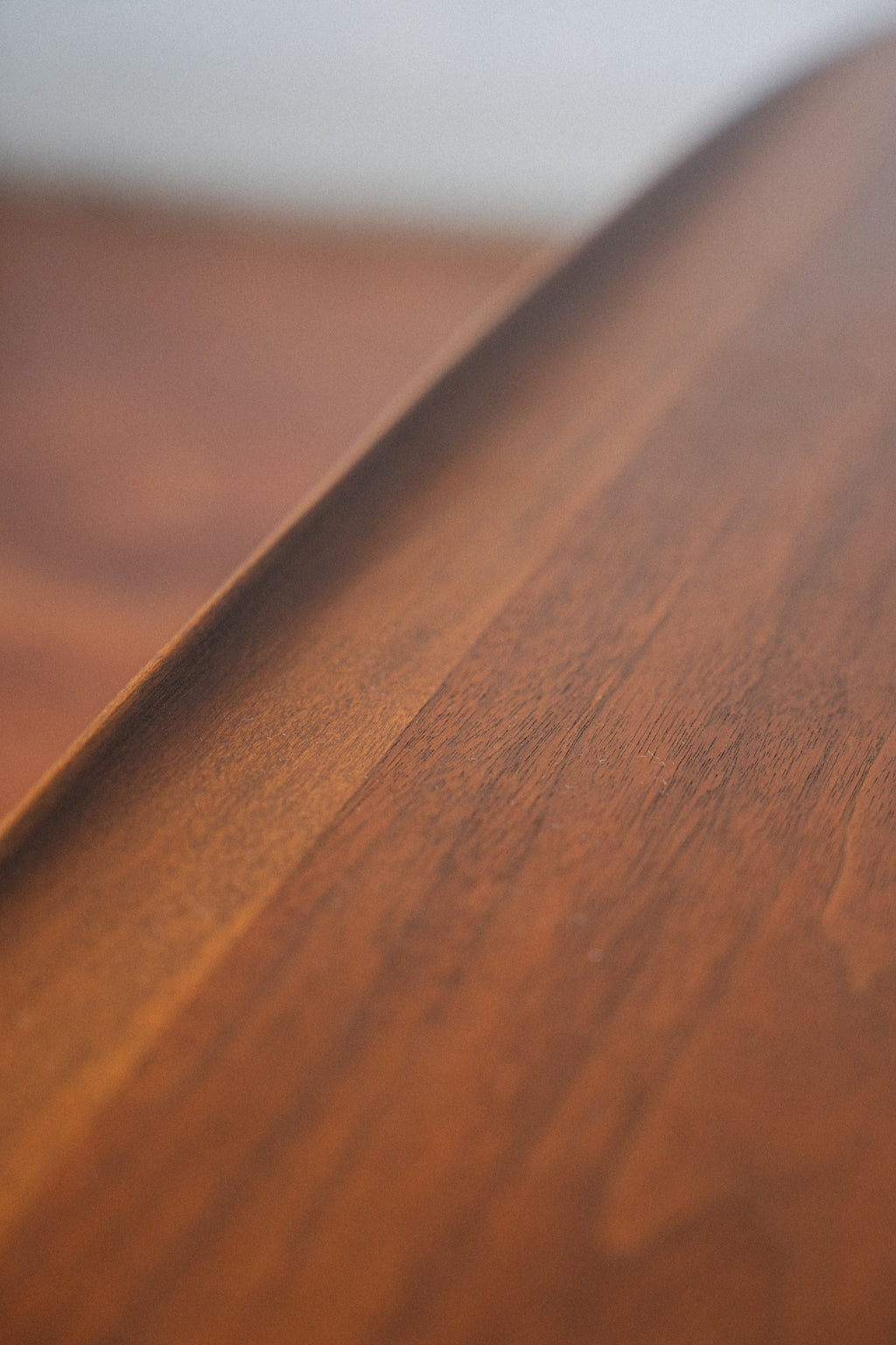 Walnut Surfboard Side Table by Basset