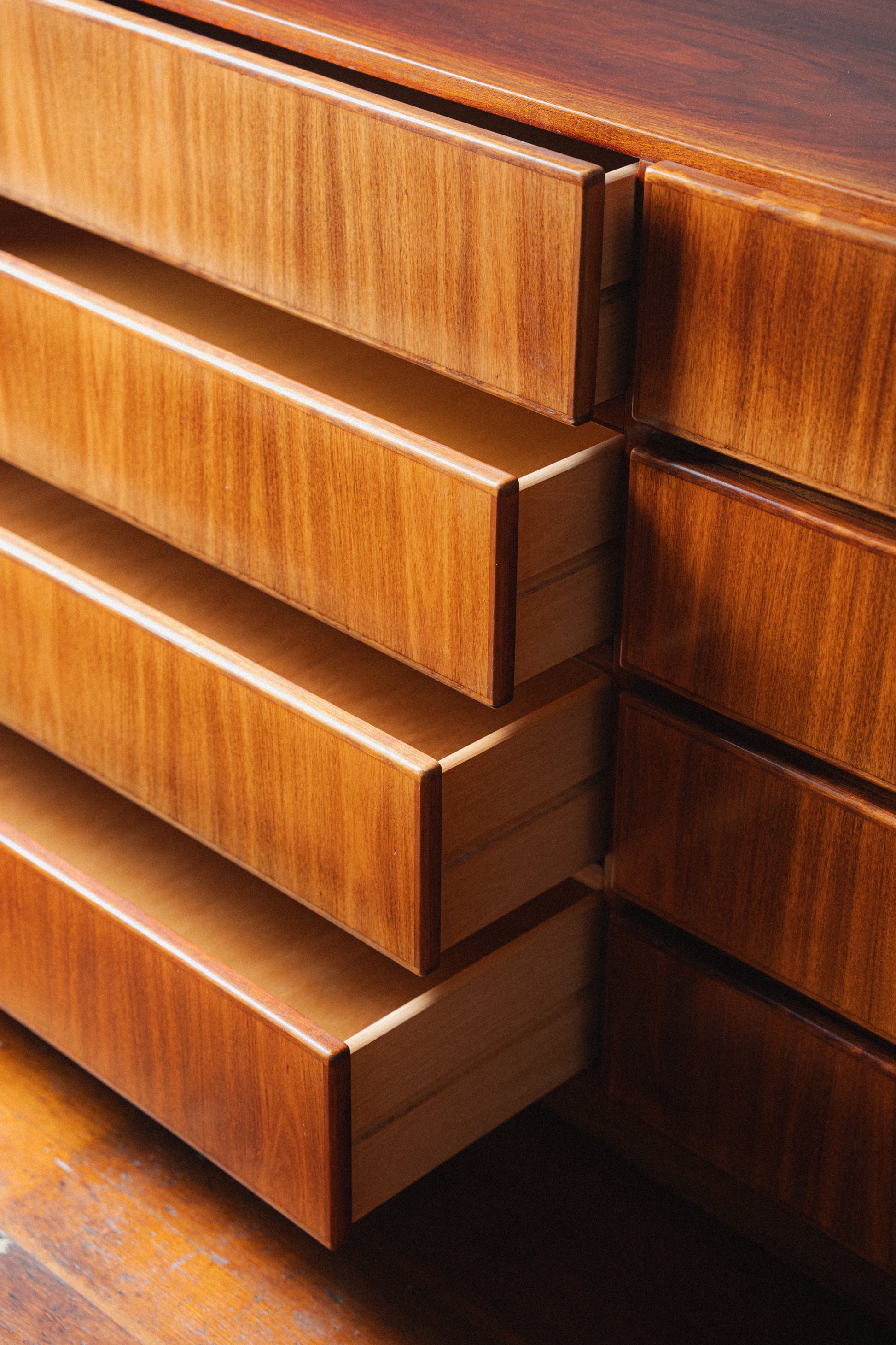 Rosewood 8-Drawer Dresser by Komfort, Denmark