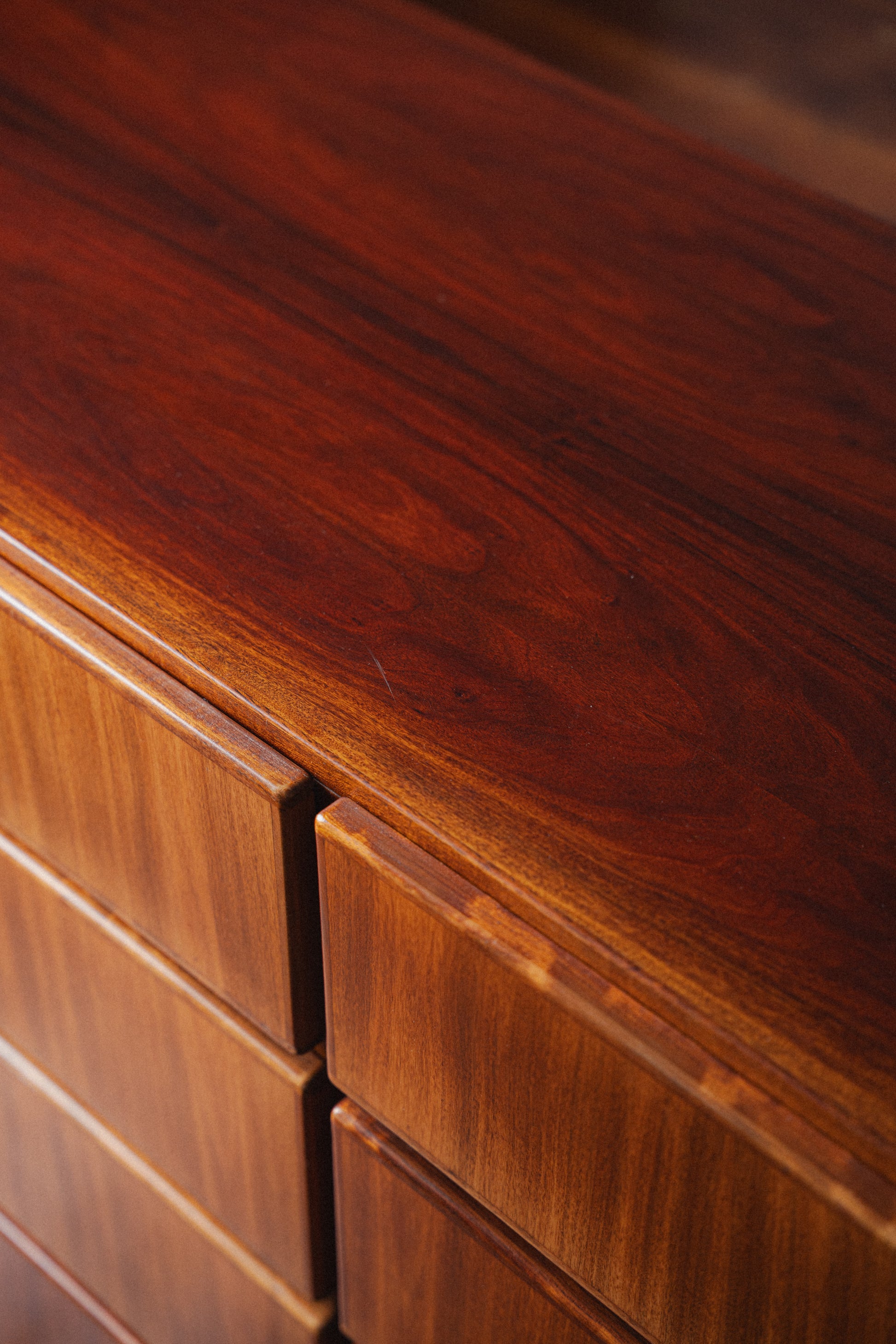Rosewood 8-Drawer Dresser by Komfort, Denmark