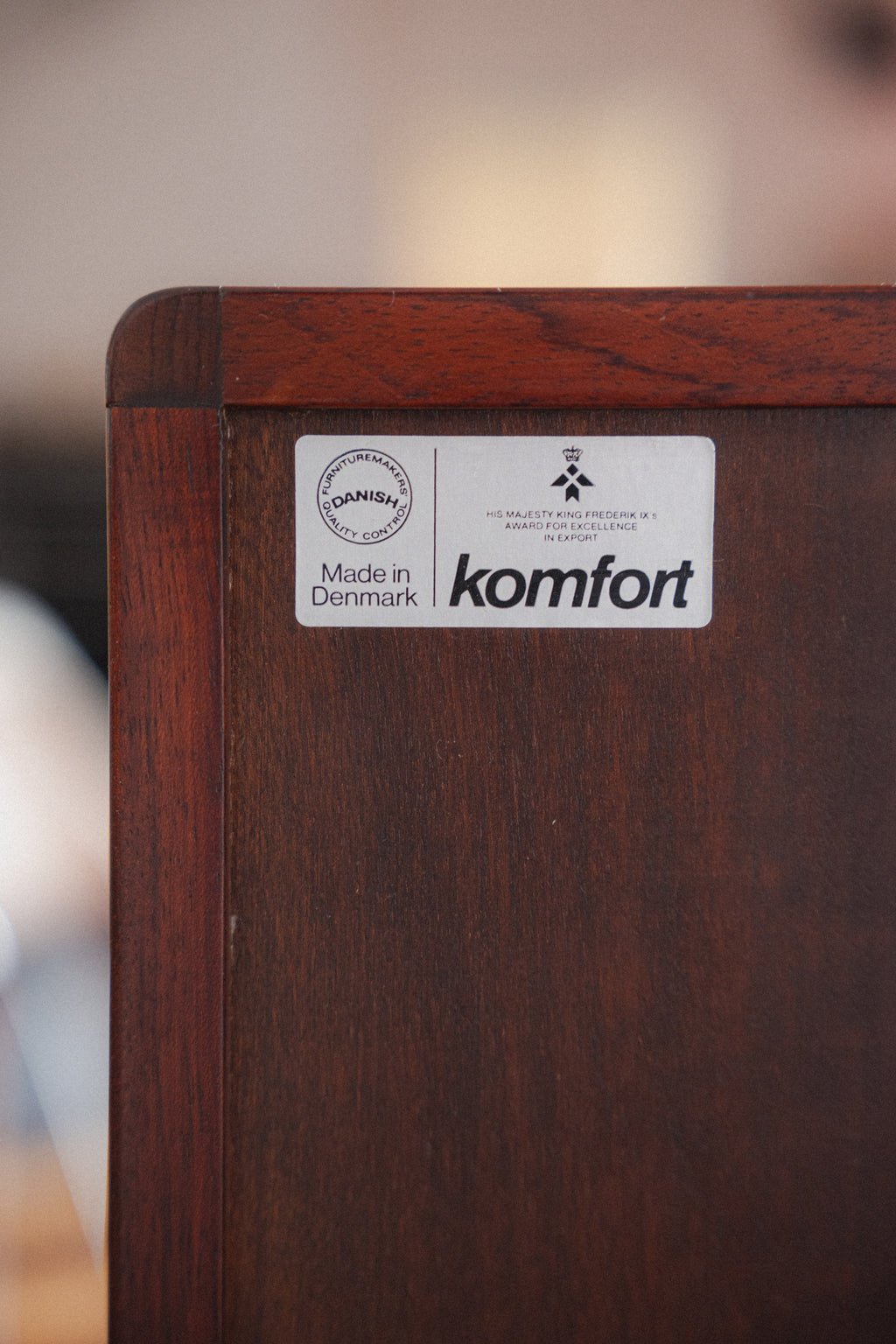Rosewood 8-Drawer Dresser by Komfort, Denmark
