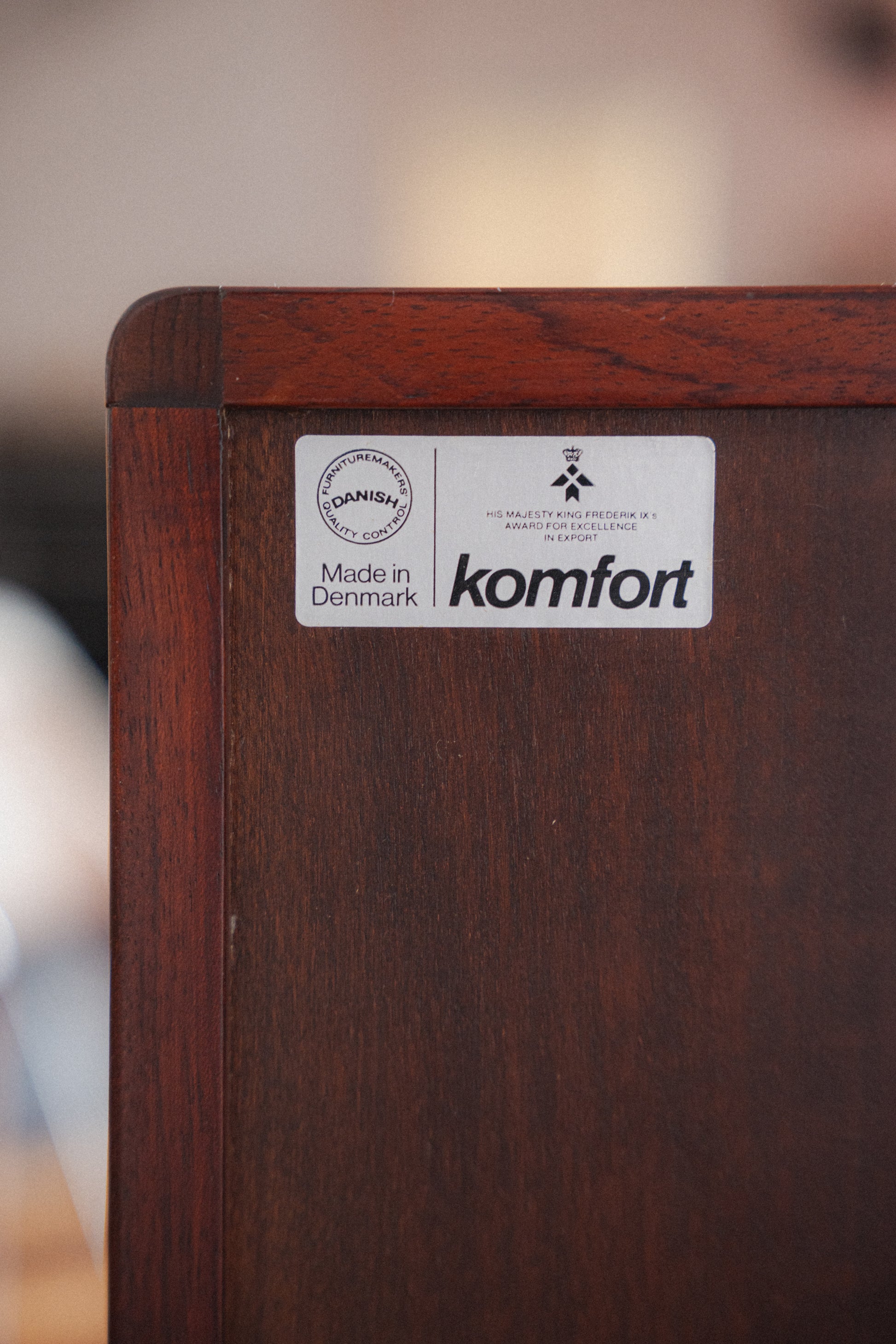 Rosewood 8-Drawer Dresser by Komfort, Denmark