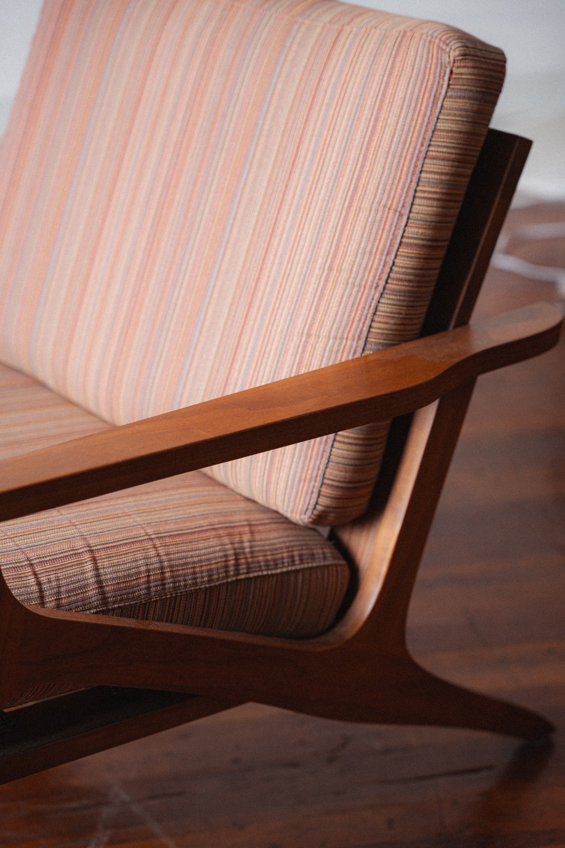 MCM Walnut Lounge Chair