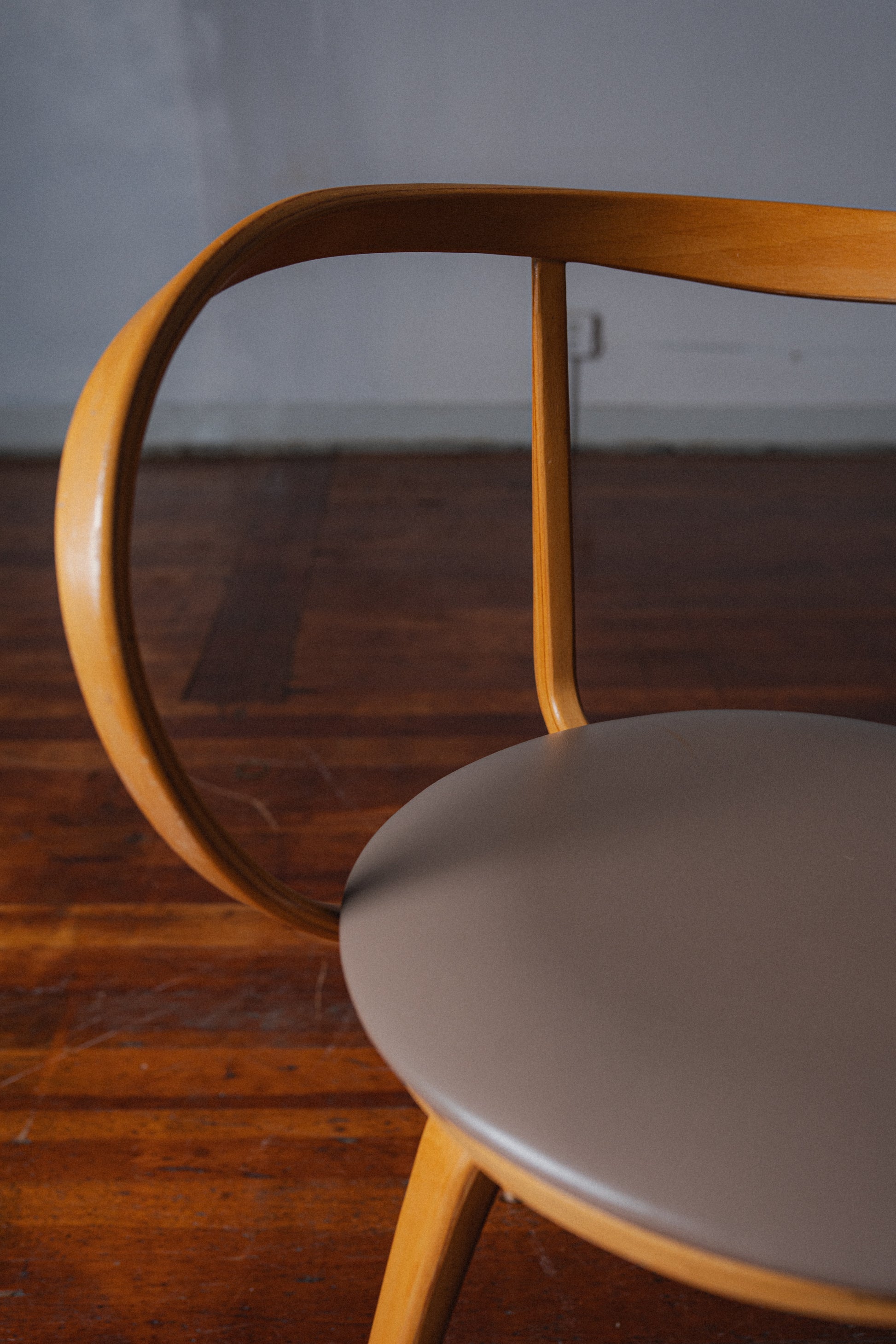 Original George Nelson Pretzel Chair, Leather