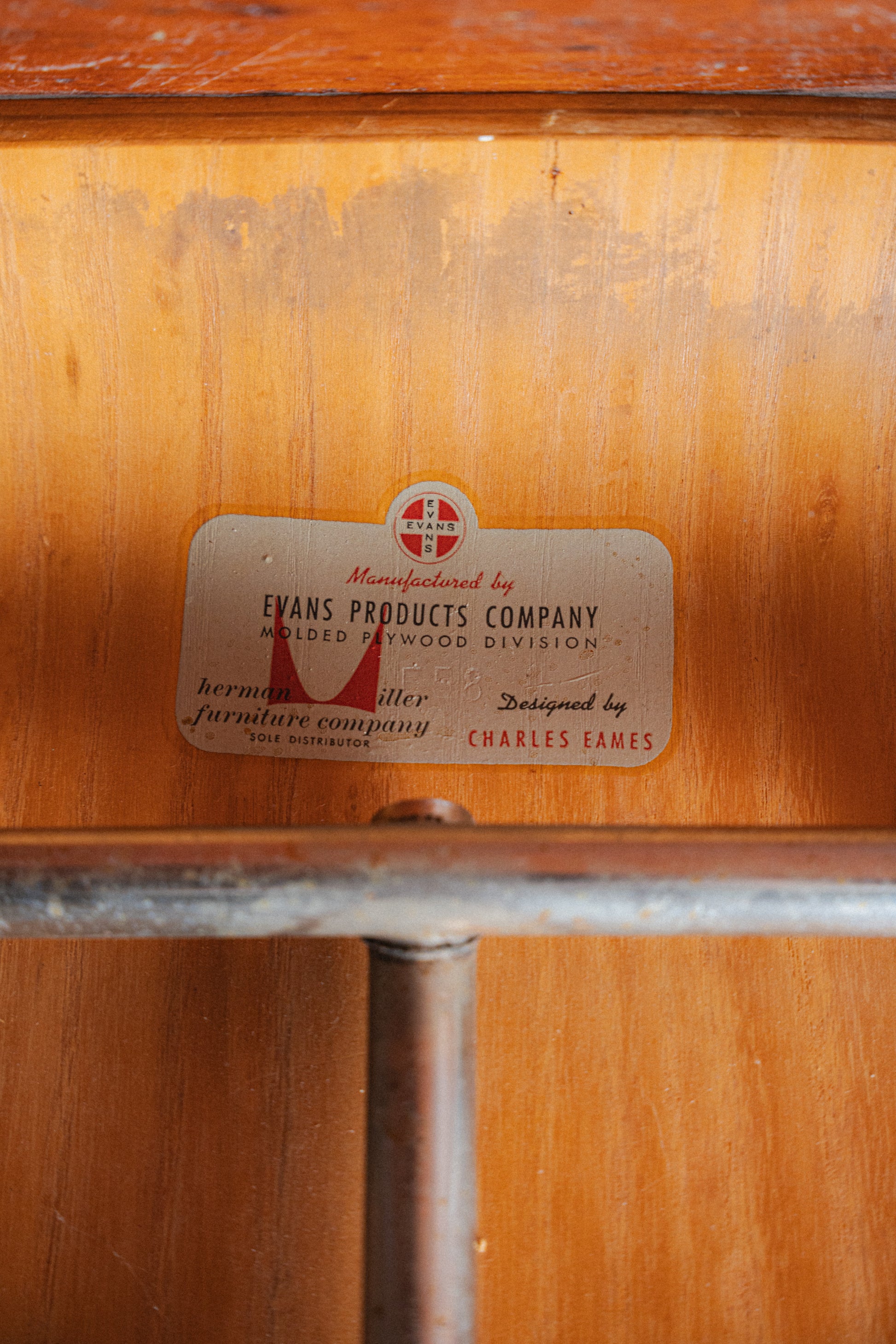 1947-1949 Eames DCM Chair for Evans-Herman Miller