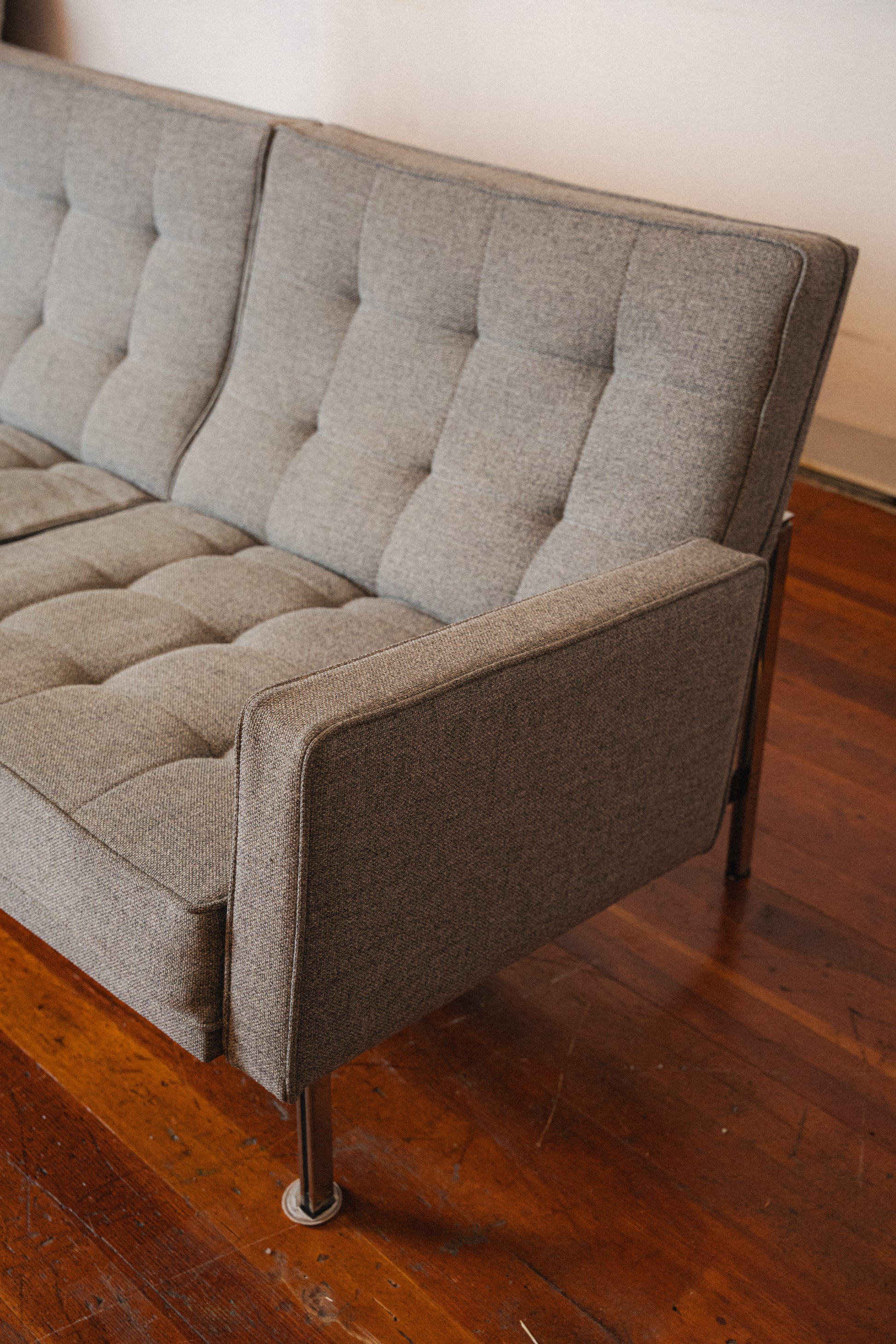 Florence Knoll Split Rail 3-Seat Arm Sofa by Modernica