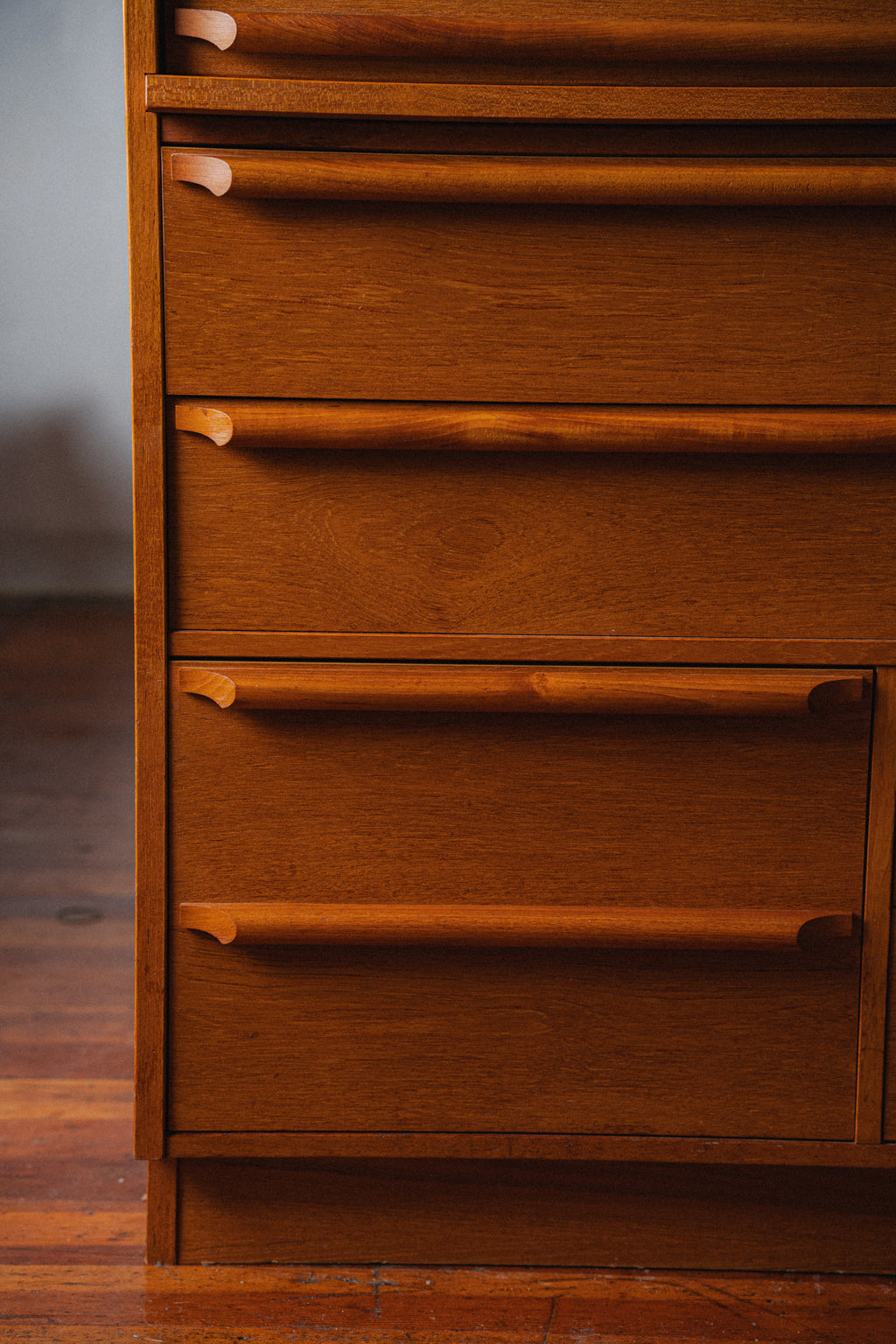 Danish Teak Roll-Top Desk, 1970s