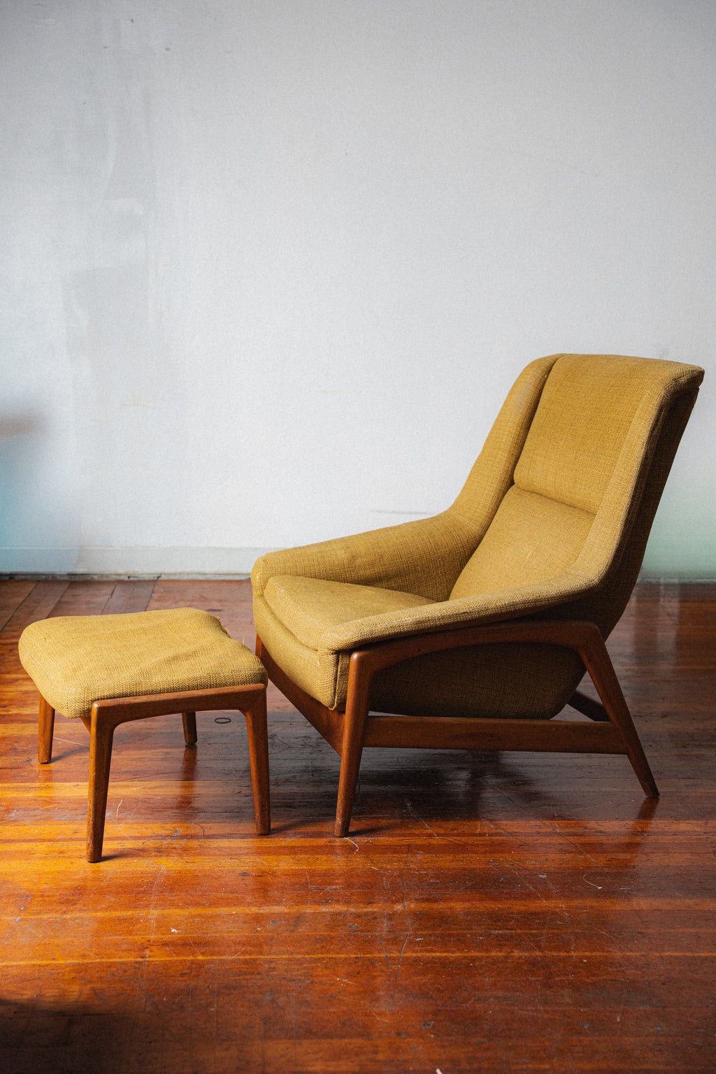Custom Reupholstery Included: Folke Ohlsson for DUX "Profil" Lounge Chair