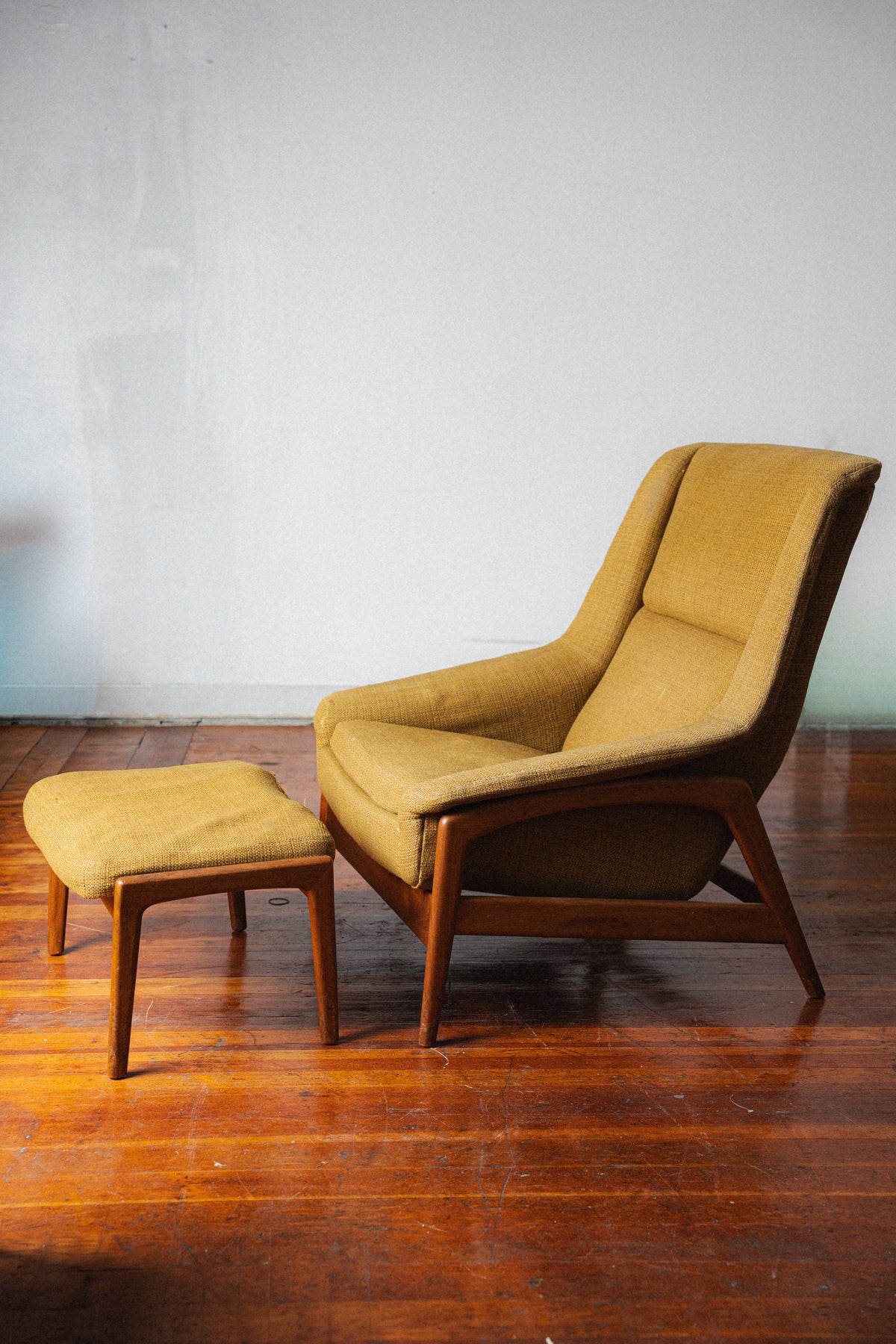 Custom Reupholstery Included: Folke Ohlsson for DUX "Profil" Lounge Chair