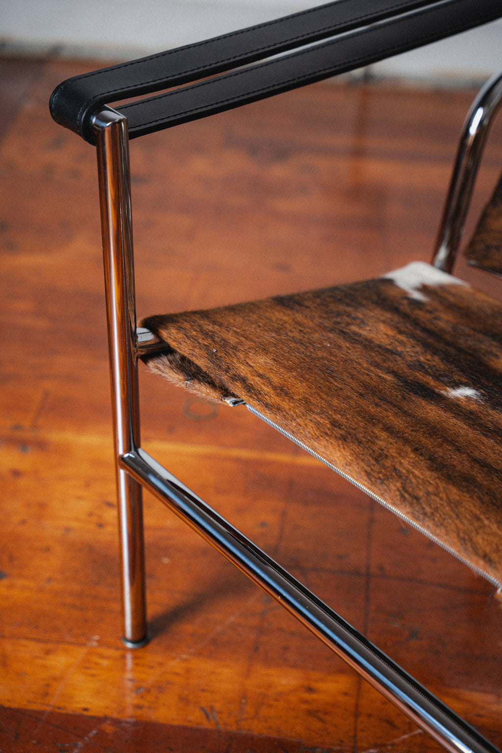 LC1 Chair in Cowhide by Le Corbusier for Cassina (2 Available)