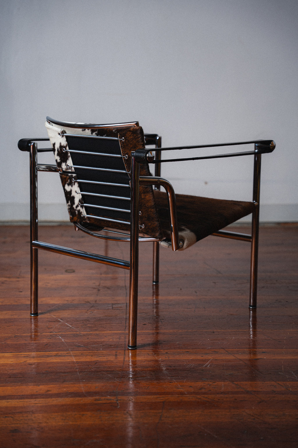 LC1 Chair in Cowhide by Le Corbusier for Cassina (2 Available)