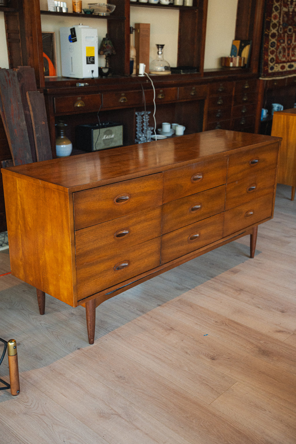 Walnut 9-Drawer Dresser by Dixie