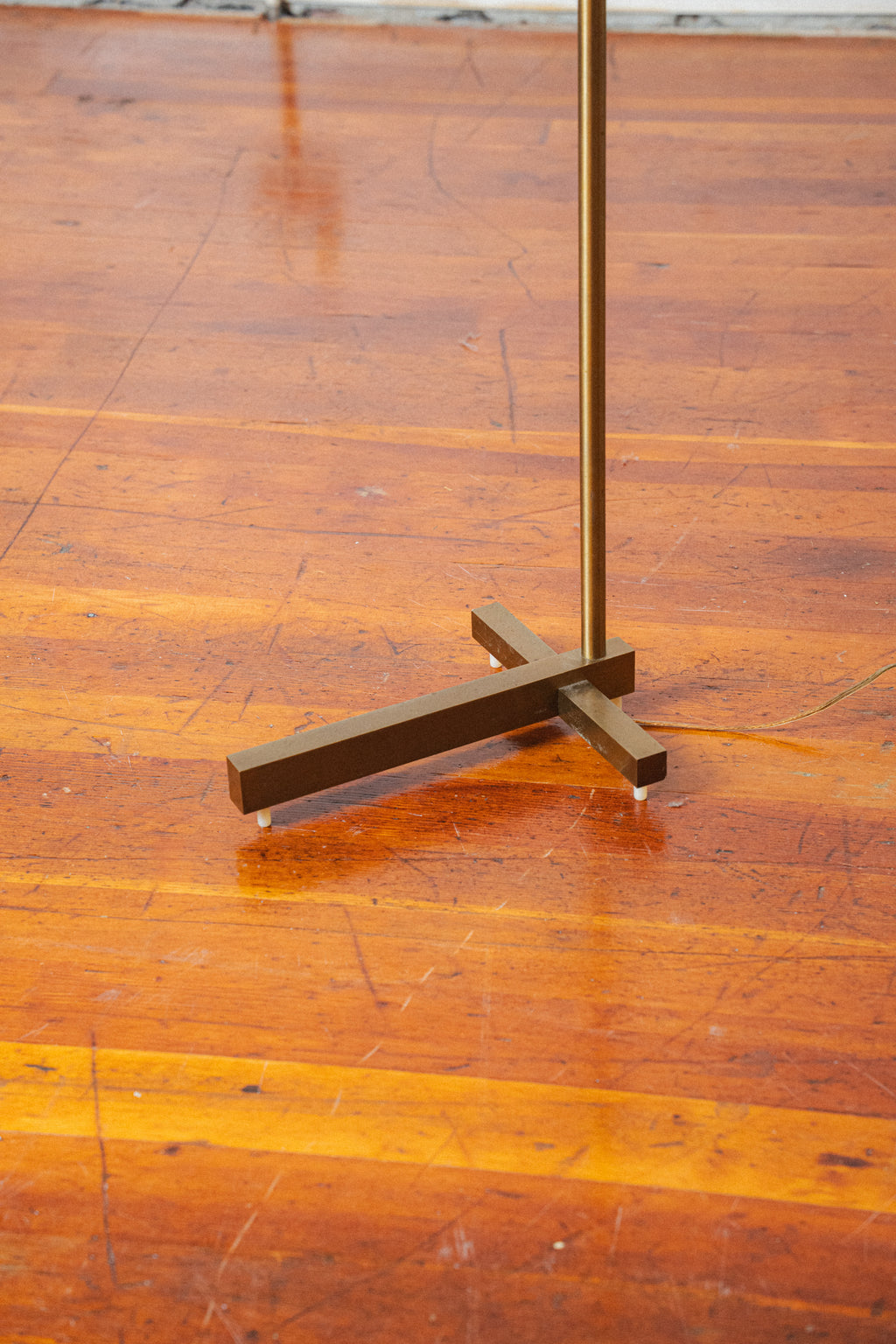 Brass Floor Lamp by Casella, San Francisco