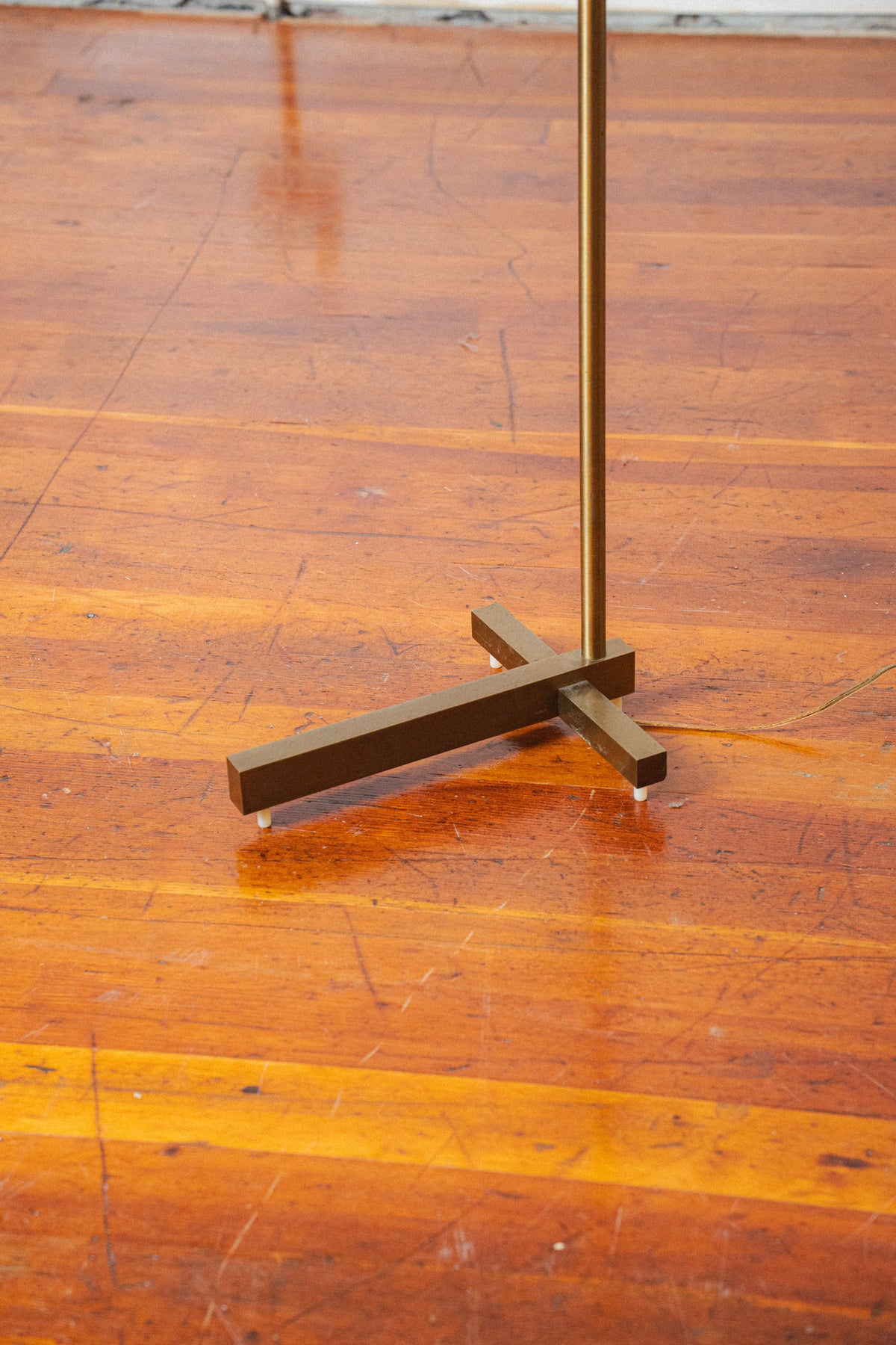Brass Floor Lamp by Casella, San Francisco