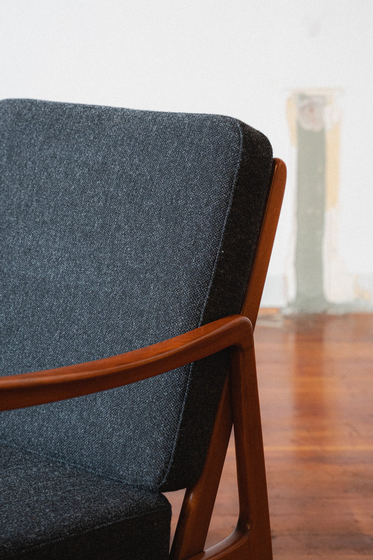 Beech FD 109 Lounge Chair by Ole Wanscher for France & Daverkosen