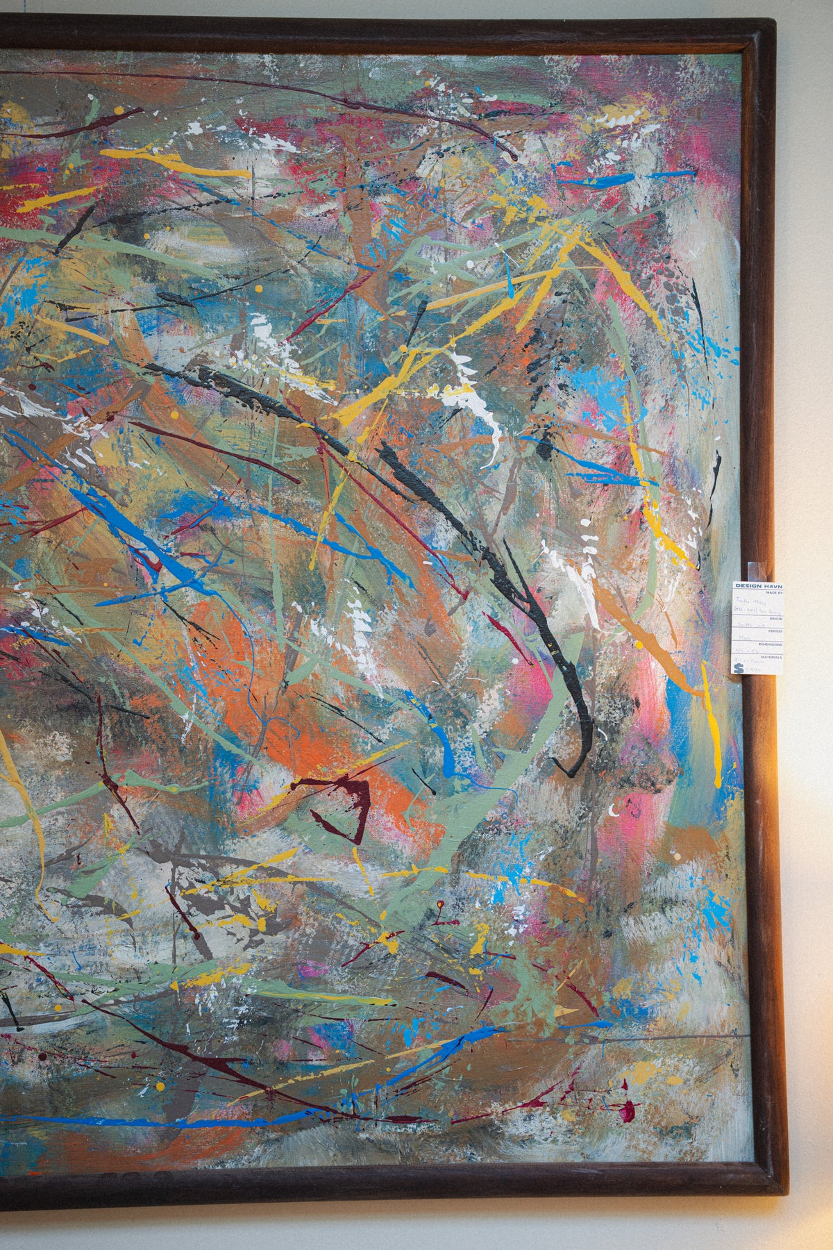 Original Oil Drip Painting by Roella McCoy, Seattle