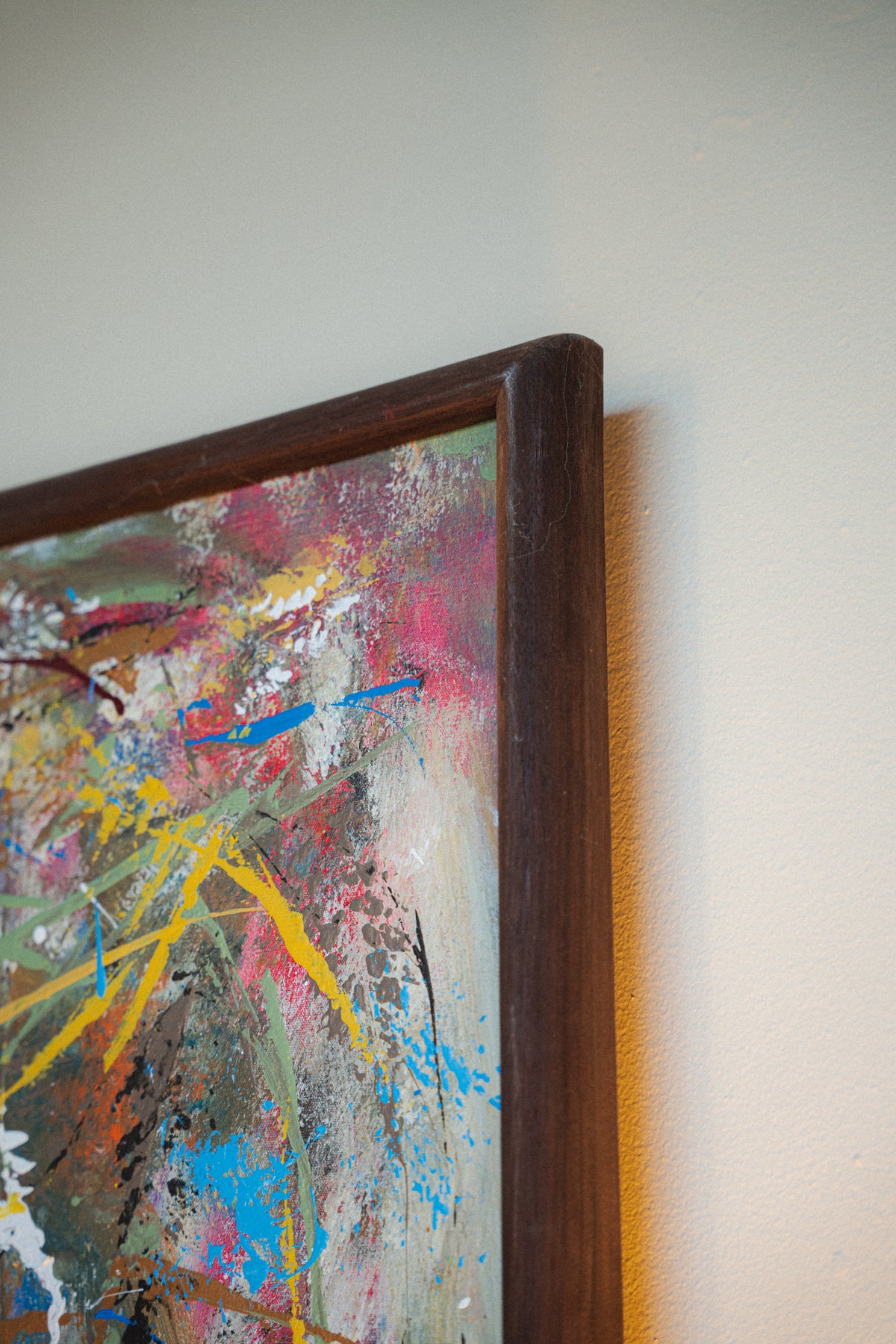 Original Oil Drip Painting by Roella McCoy, Seattle