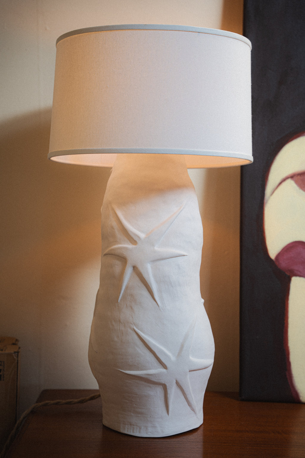 Star Lamp, Hand-Made Ceramic, by TidyTotes, 2026