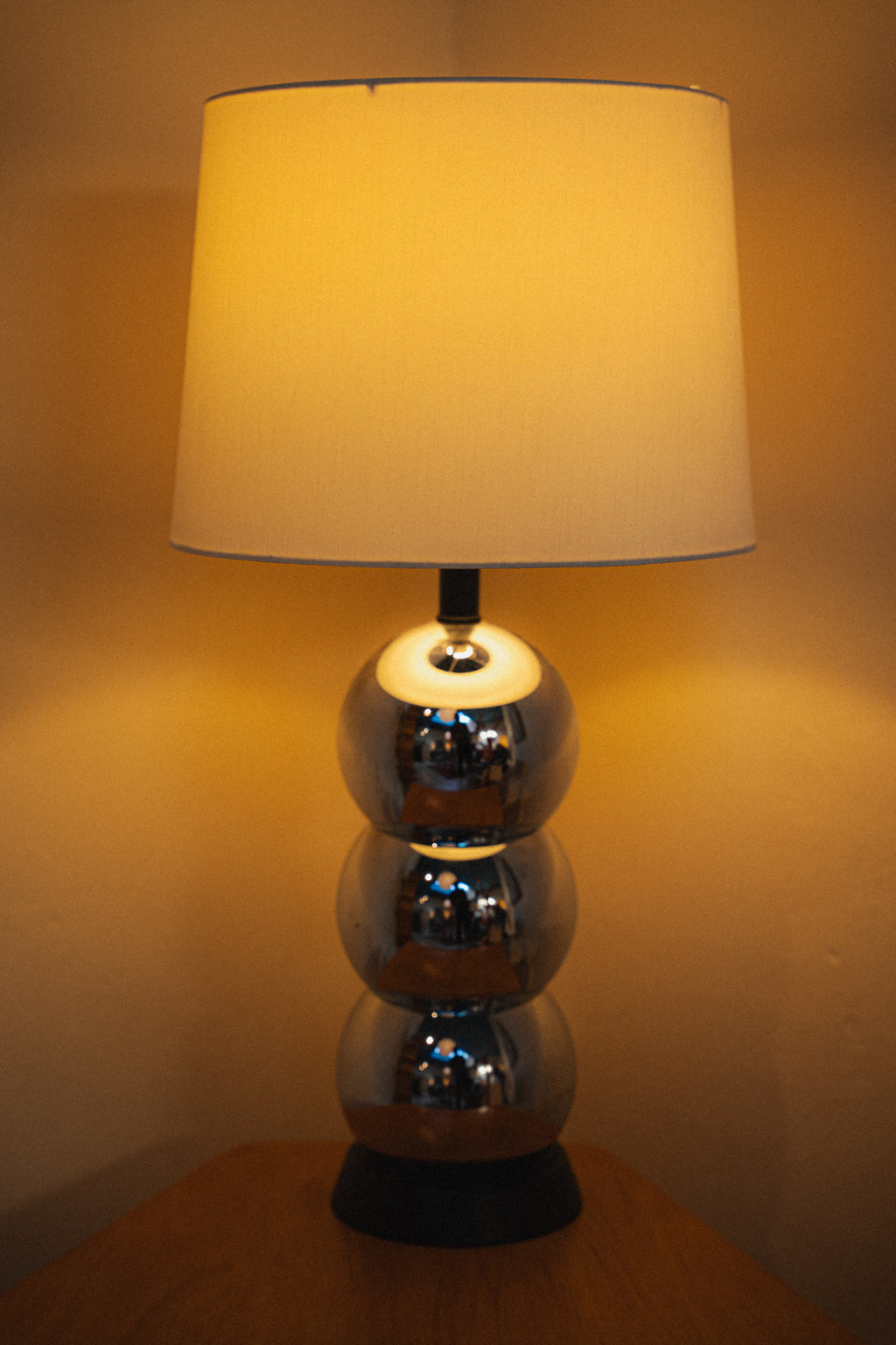 George Kovacs Chrome Ball Table Lamp