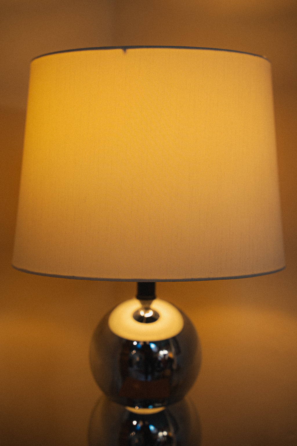 George Kovacs Chrome Ball Table Lamp
