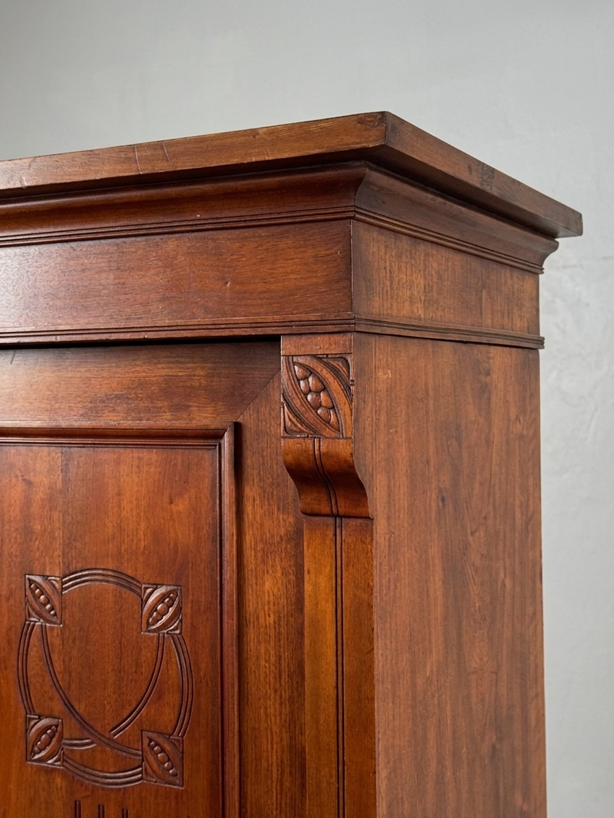 Antique German Vertiko Armoire c. 1880