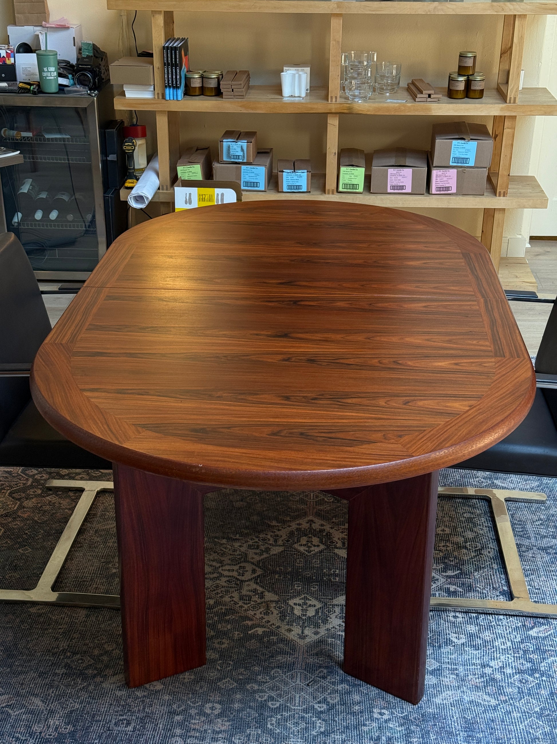 Rosewood Dining Table w/ Leaves by Skovby