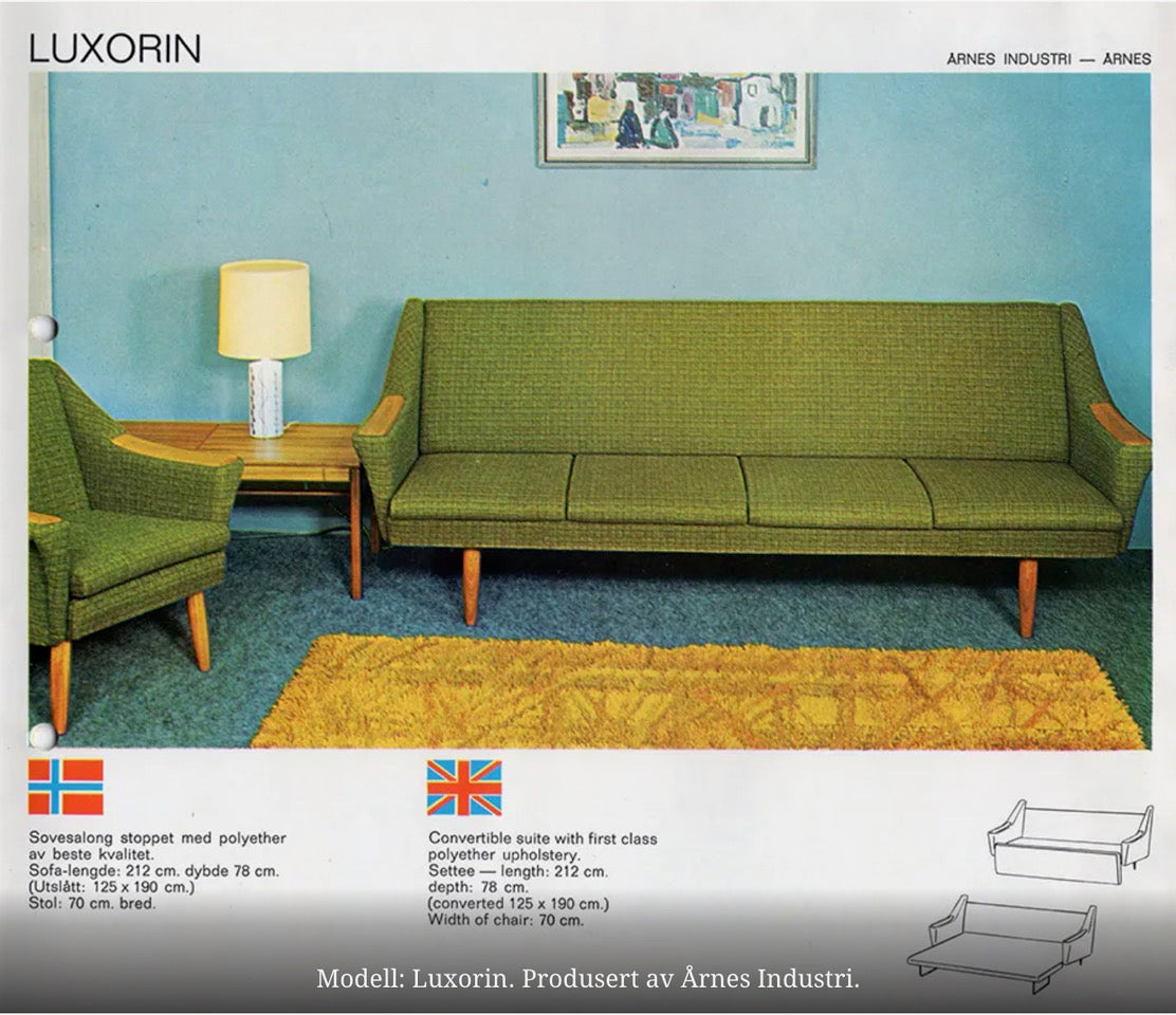 Luxorin Sofa Futon by Arnes Industri