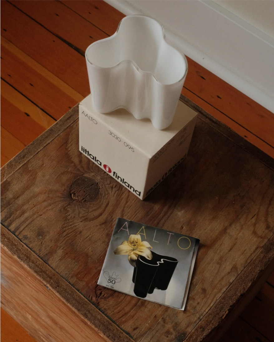 Aalto Vase by Alvar Aalto for iittala, Finland 1980s